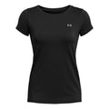 Heatgear T-Shirt Damen - schwarz, silber