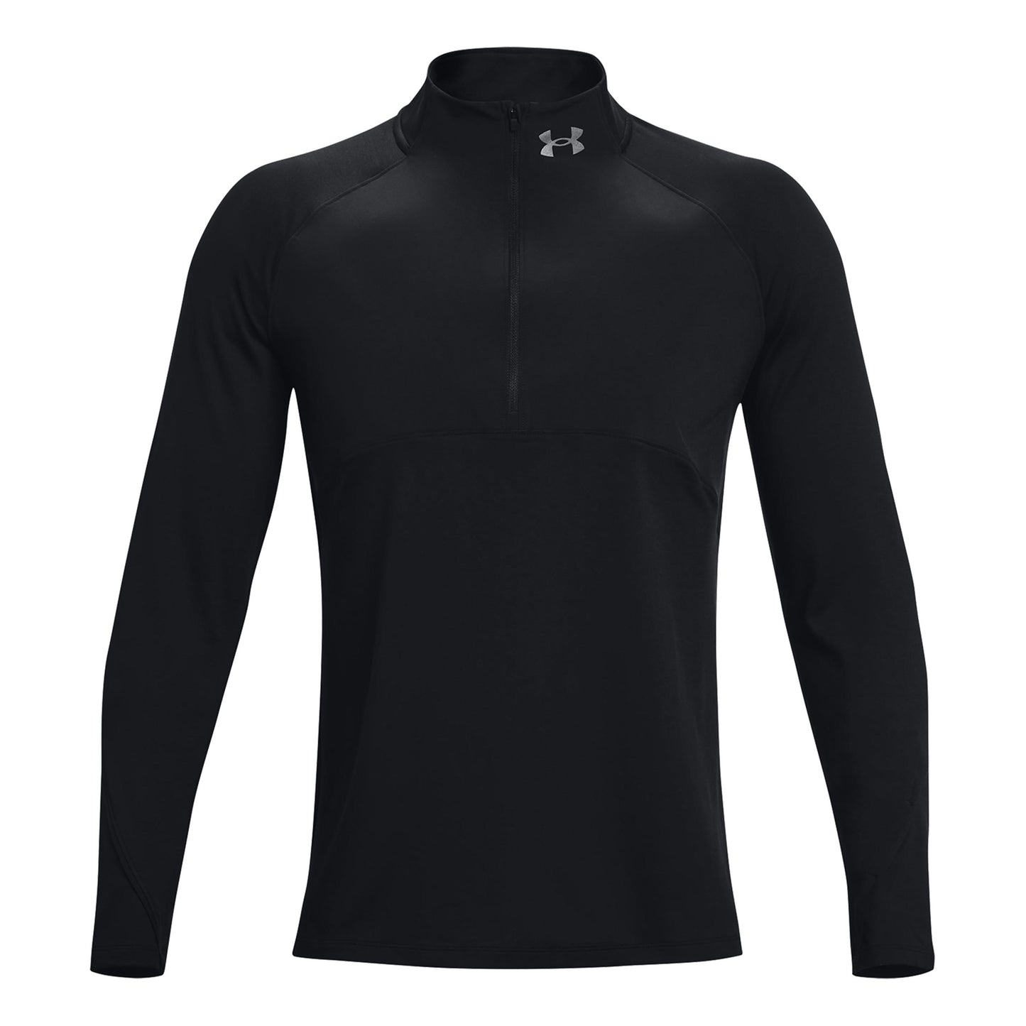 Under Armour Qualifier 2.0 1/2 Zip Longsleeve Herren-Schwarz