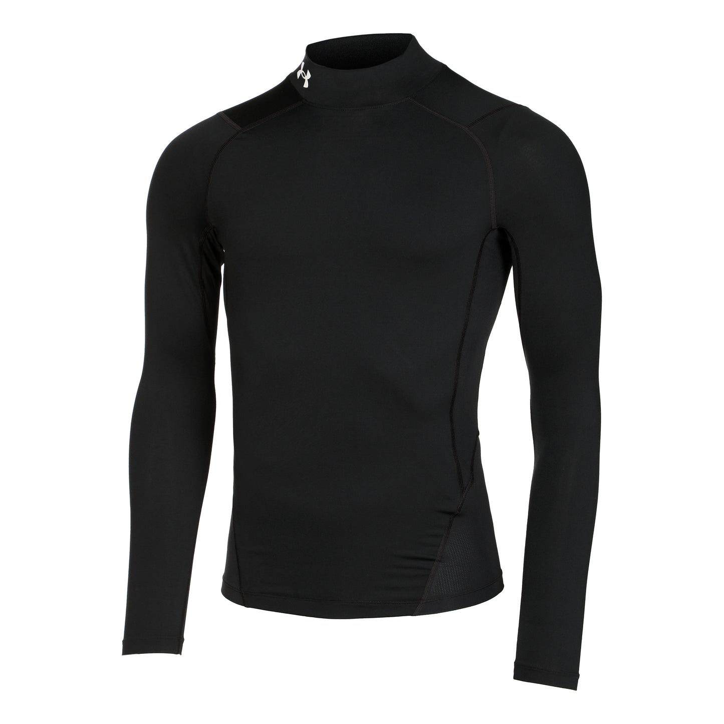 Under Armour Heatgear Comp Mock Longsleeve Herren-Schwarz