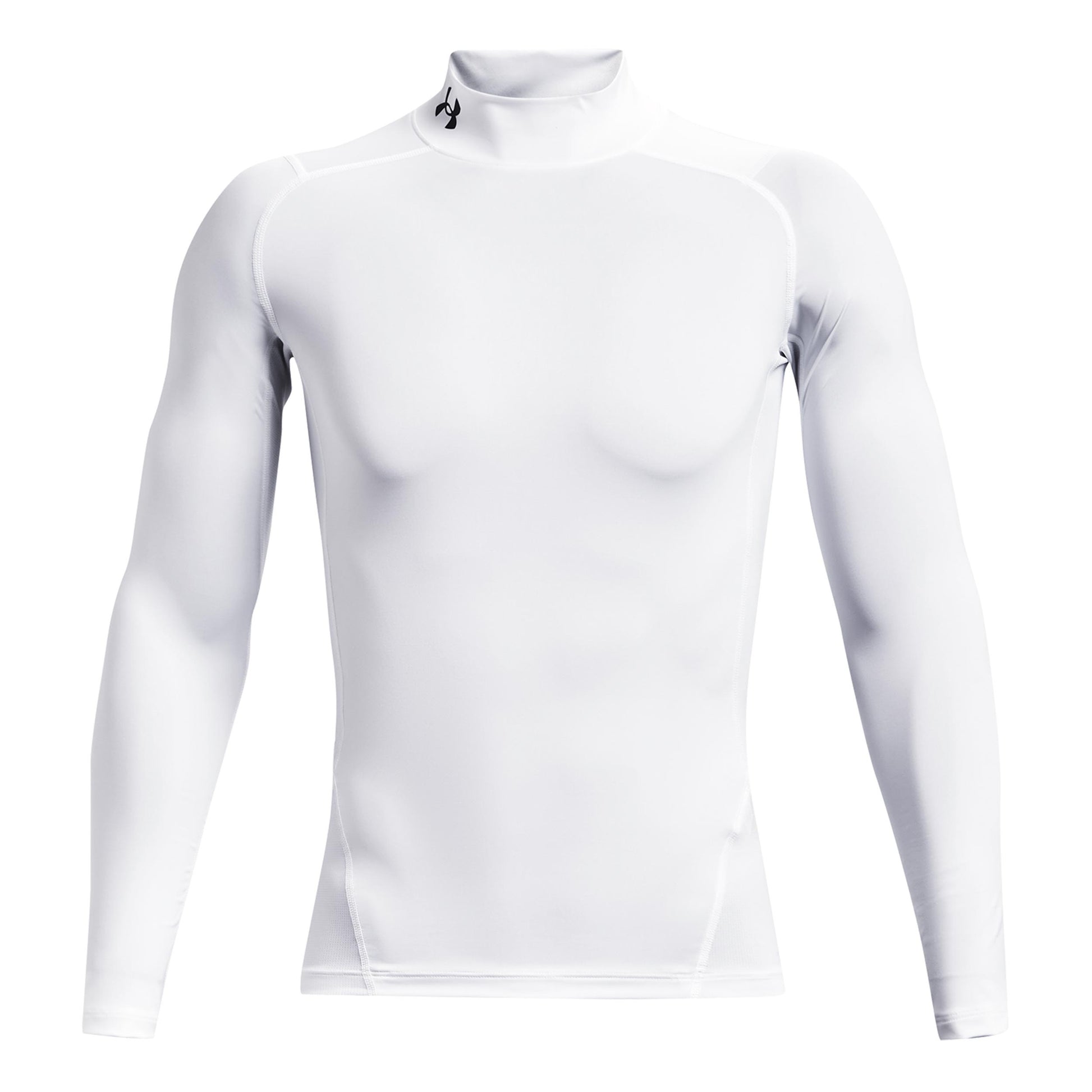Under Armour Heatgear Comp Mock Longsleeve Herren-Weiß