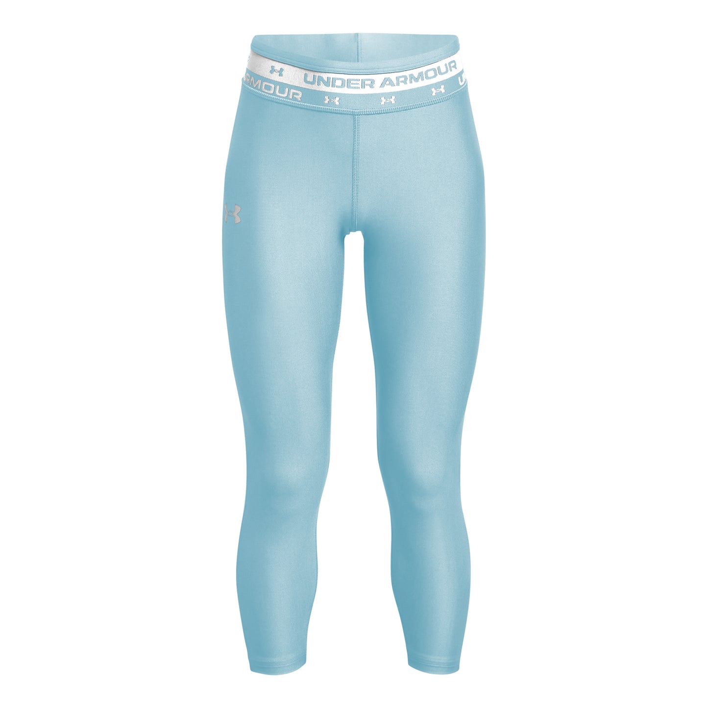 Under Armour Ankle Crop Tight Mädchen - hellblau, weiß