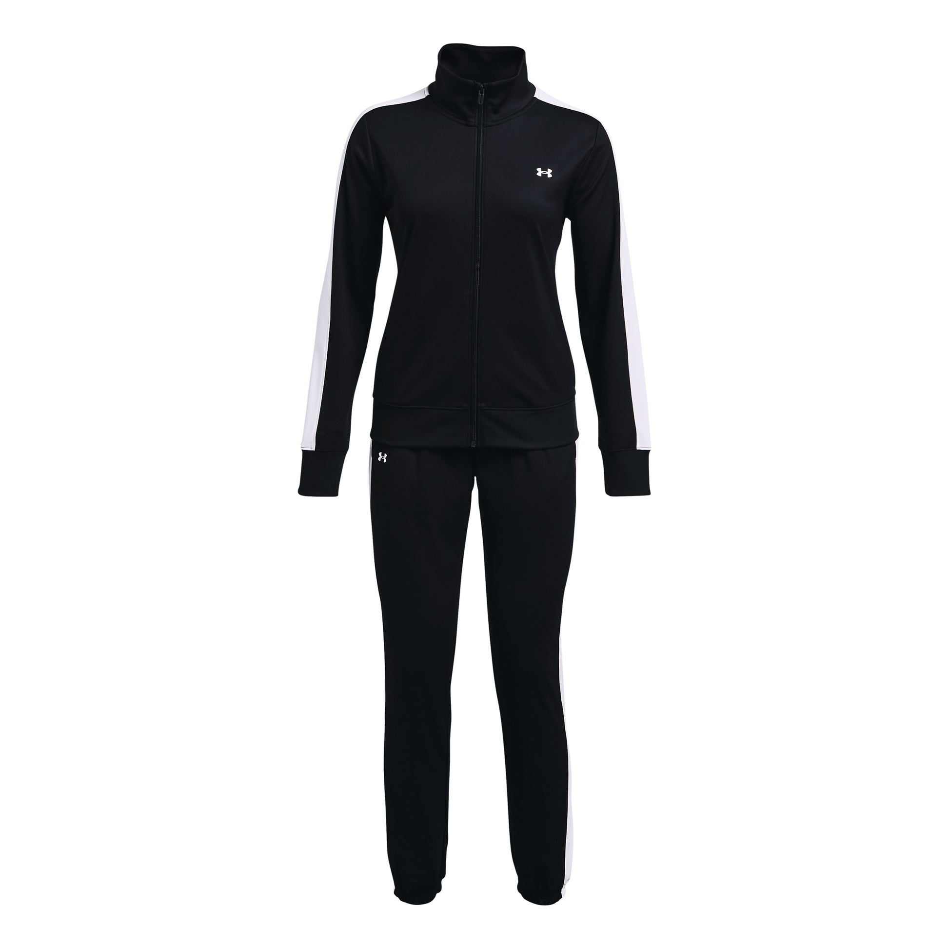 Under Armour Tricot Trainingsanzug Damen-Schwarz