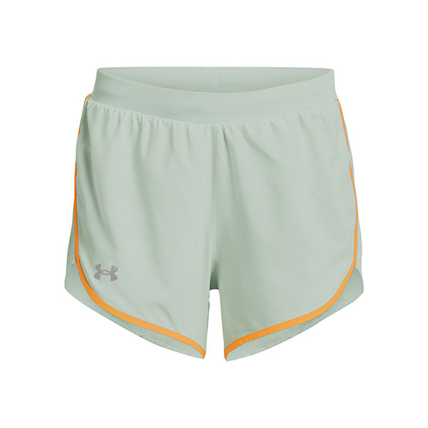 Under Armour Fly-By Elite 3in Shorts Damen-Grün,Orange