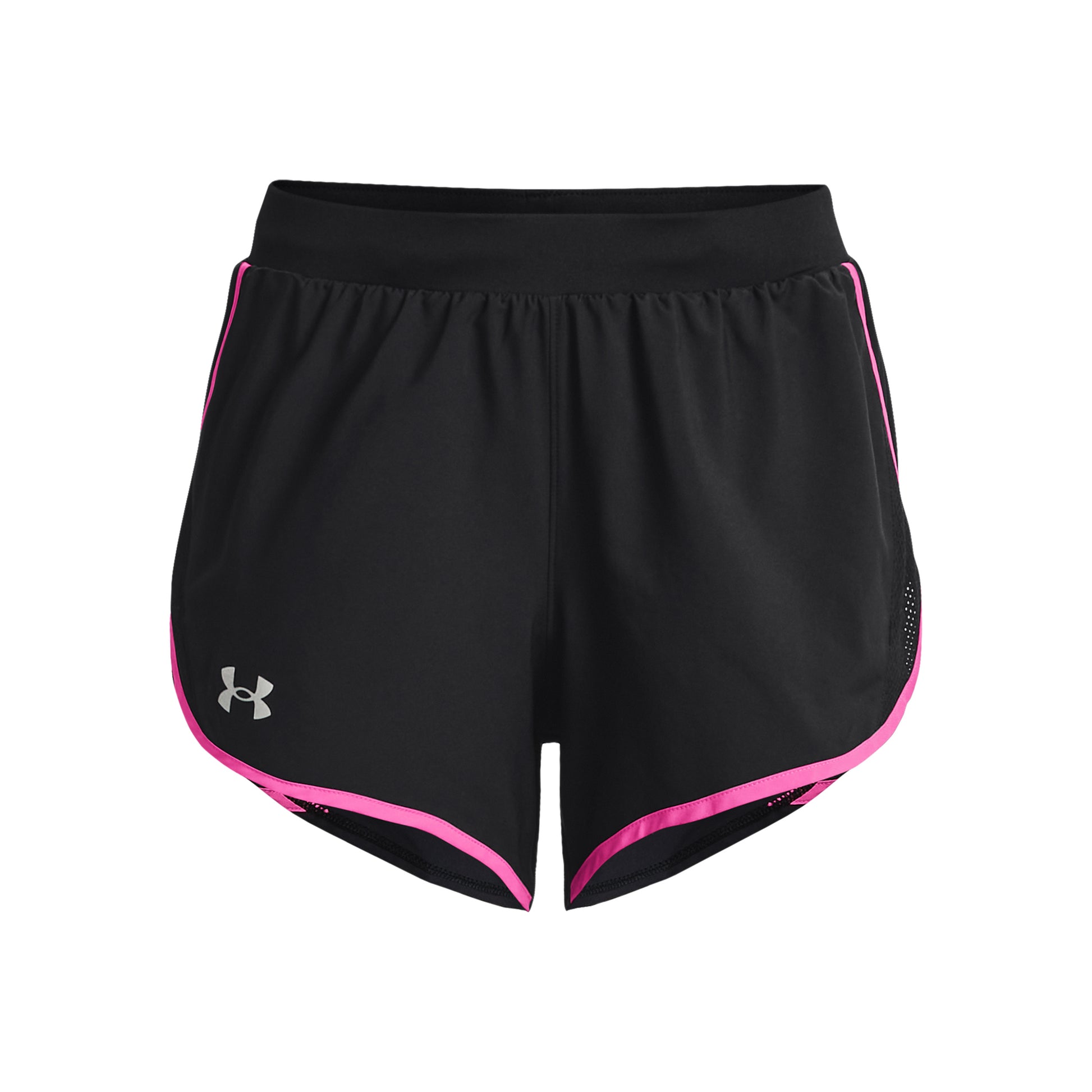 Under Armour Fly By 2.0 Shorts Damen - schwarz, pink