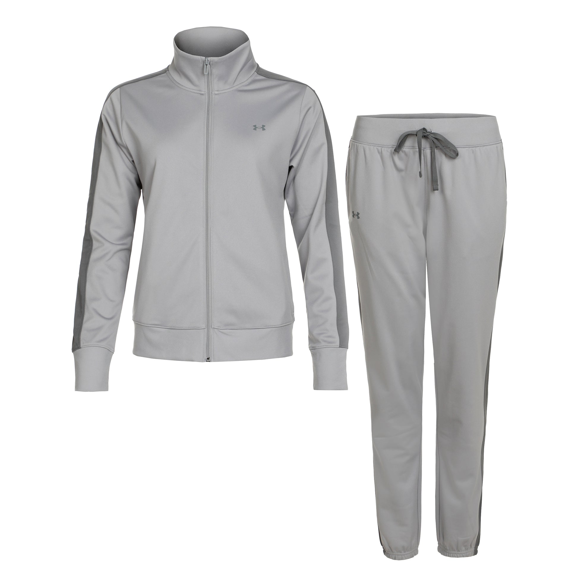 Under Armour Tricot Trainingsanzug Damen - hellgrau,