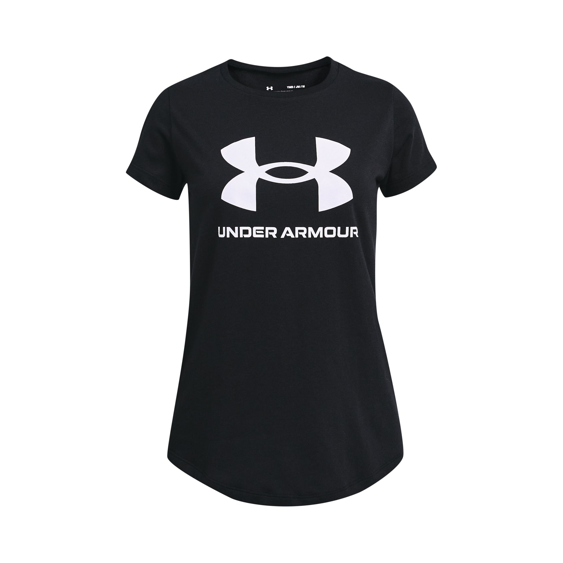 Under Armour Sportstyle Logo T-Shirt Mädchen - schwarz, weiß
