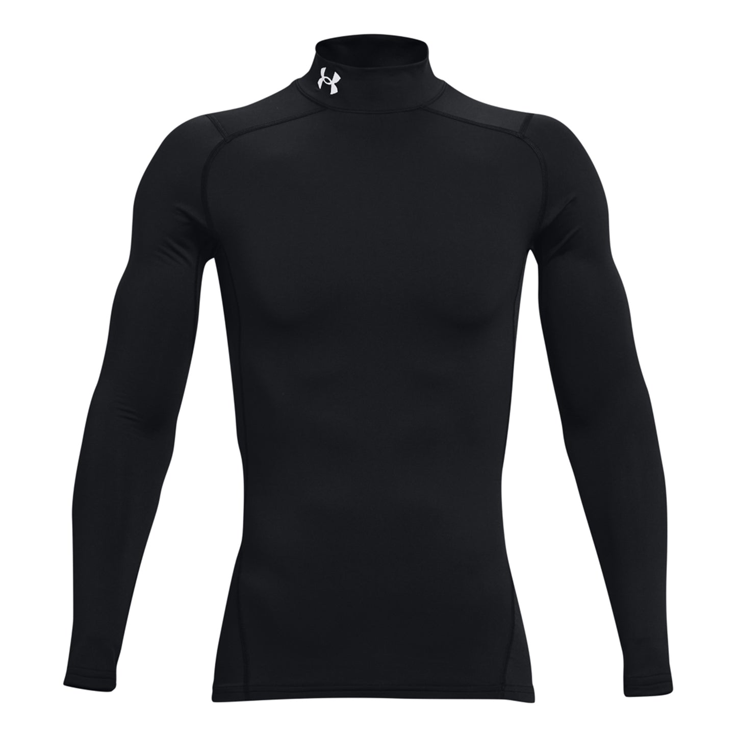 Under Armour Coldgear Comp Mock Longsleeve Herren-Schwarz