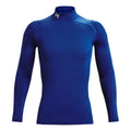 Coldgear Comp Mock Longsleeve Herren - blau,