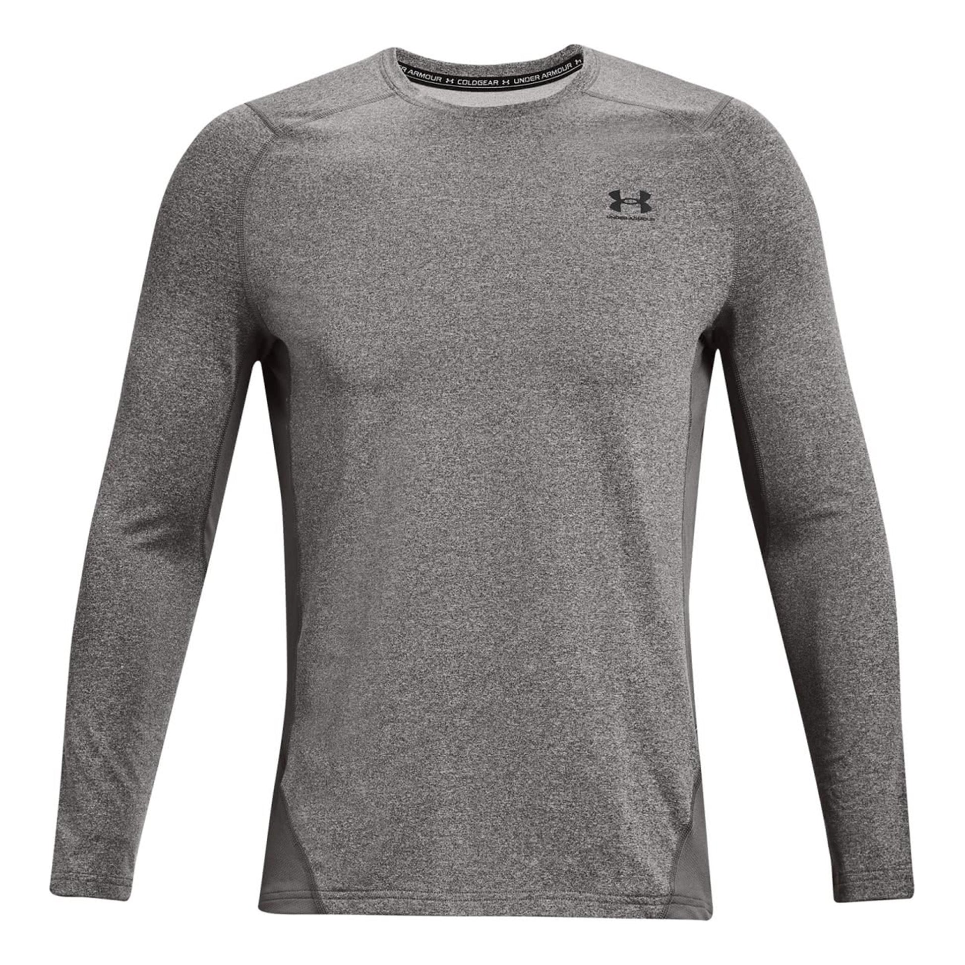 Under Armour Coldgear Fitted Crew Longsleeve Herren - dunkelgrau,