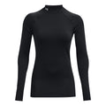 Coldgear Authentics Mockneck Longsleeve Damen-Schwarz