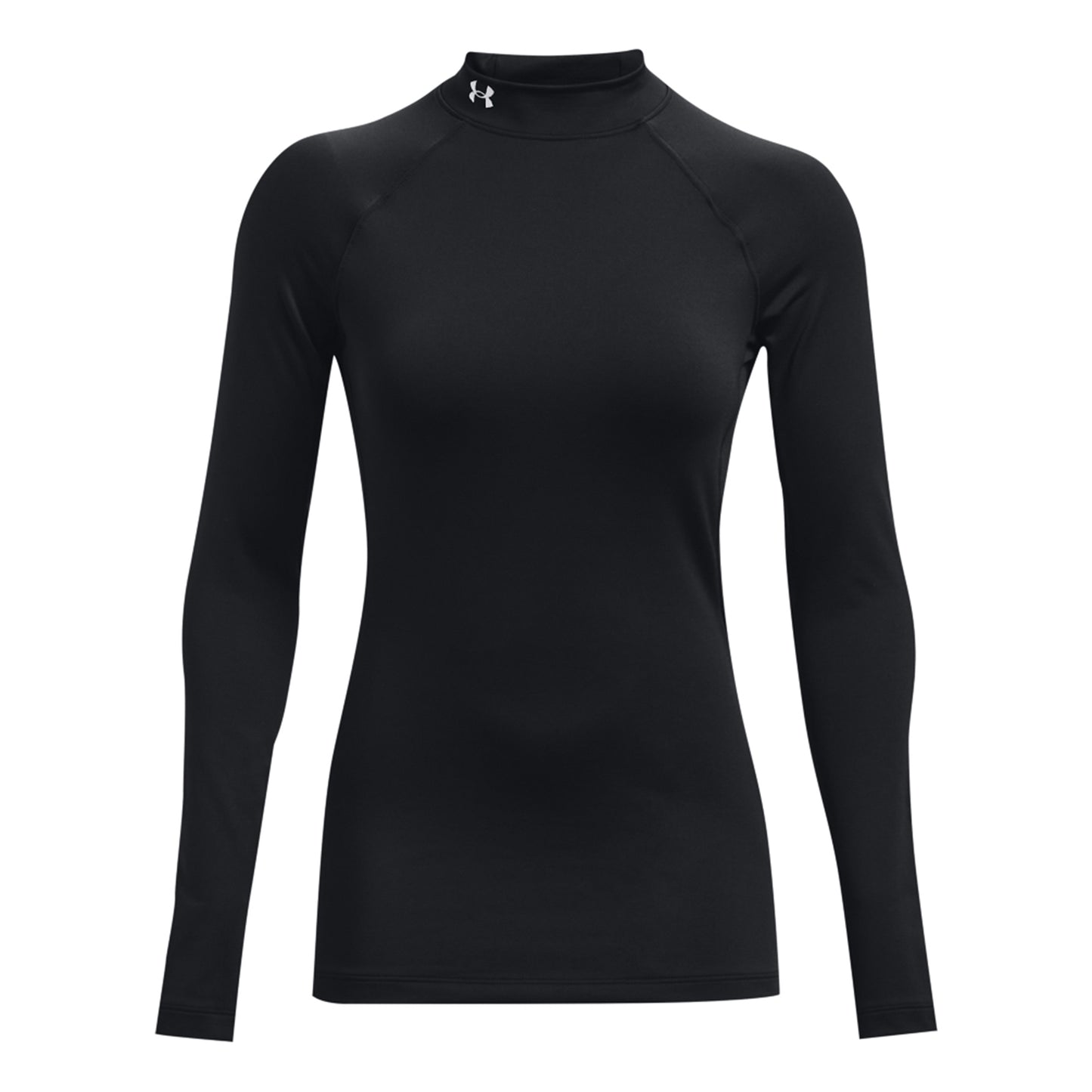 Under Armour Coldgear Authentics Mockneck Longsleeve Damen-Schwarz