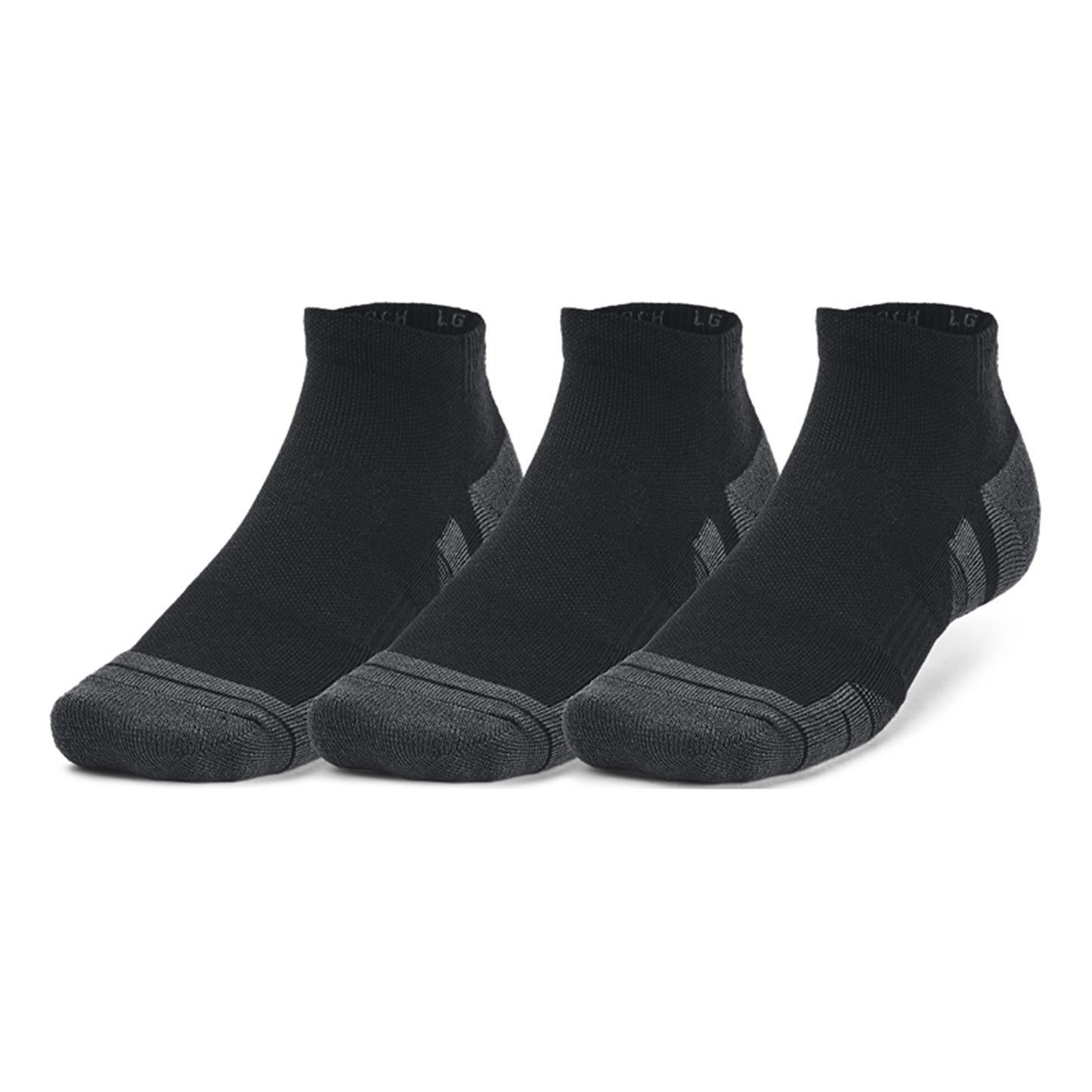 Under Armour Performance Tech Low Tennissocken 3er Pack-Schwarz