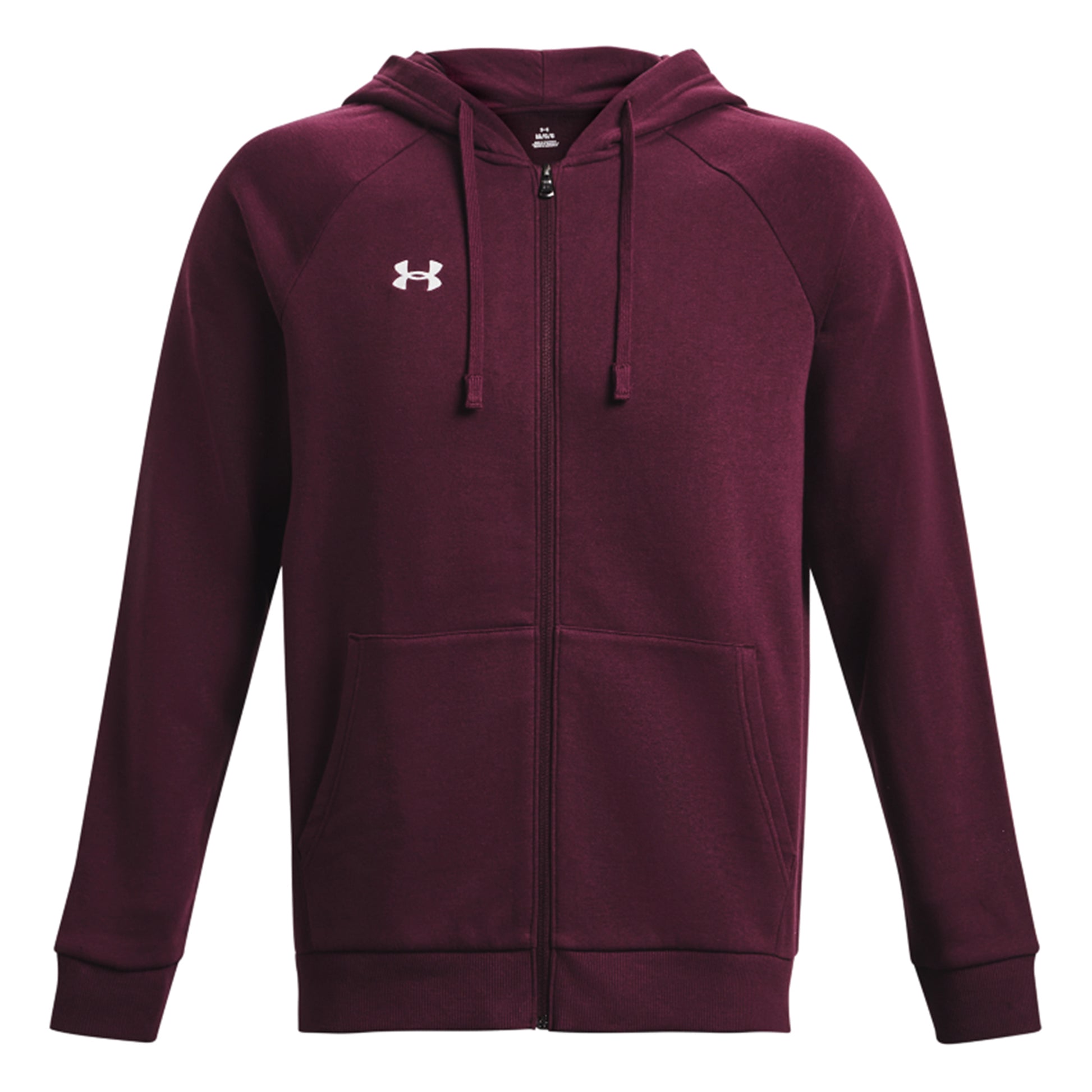 Under Armour Rival Sweatjacke Herren - dunkelrot,