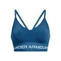 Seamless Low Long Sport-BH Damen - petrol,