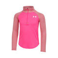 Tech Graphic Half-Zip Longsleeve Mädchen - pink, altrosa