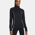 CW Half-Zip Longsleeve Damen - schwarz,