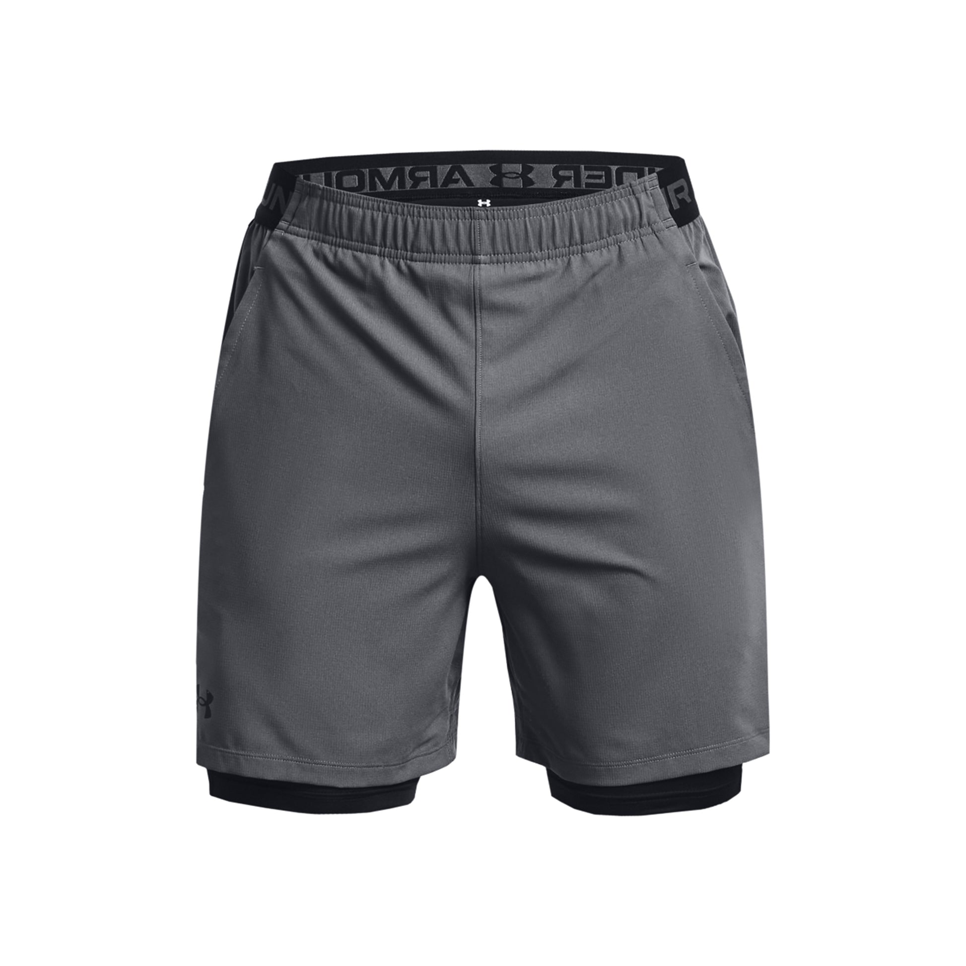 Under Armour Vanish Woven 2in1 Shorts Herren - dunkelgrau, schwarz