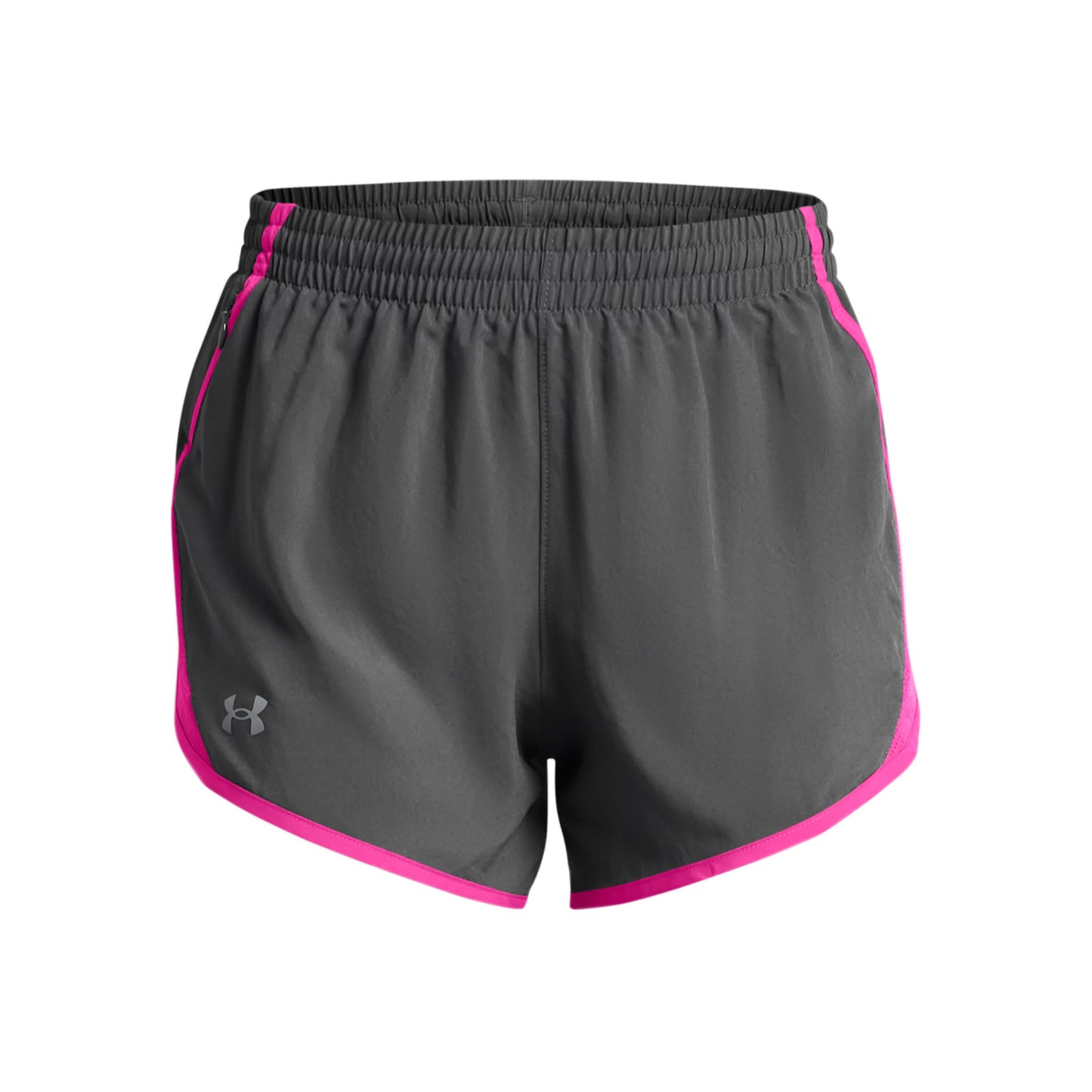 Under Armour Fly By 3in  Laufshorts Damen - grau, pink