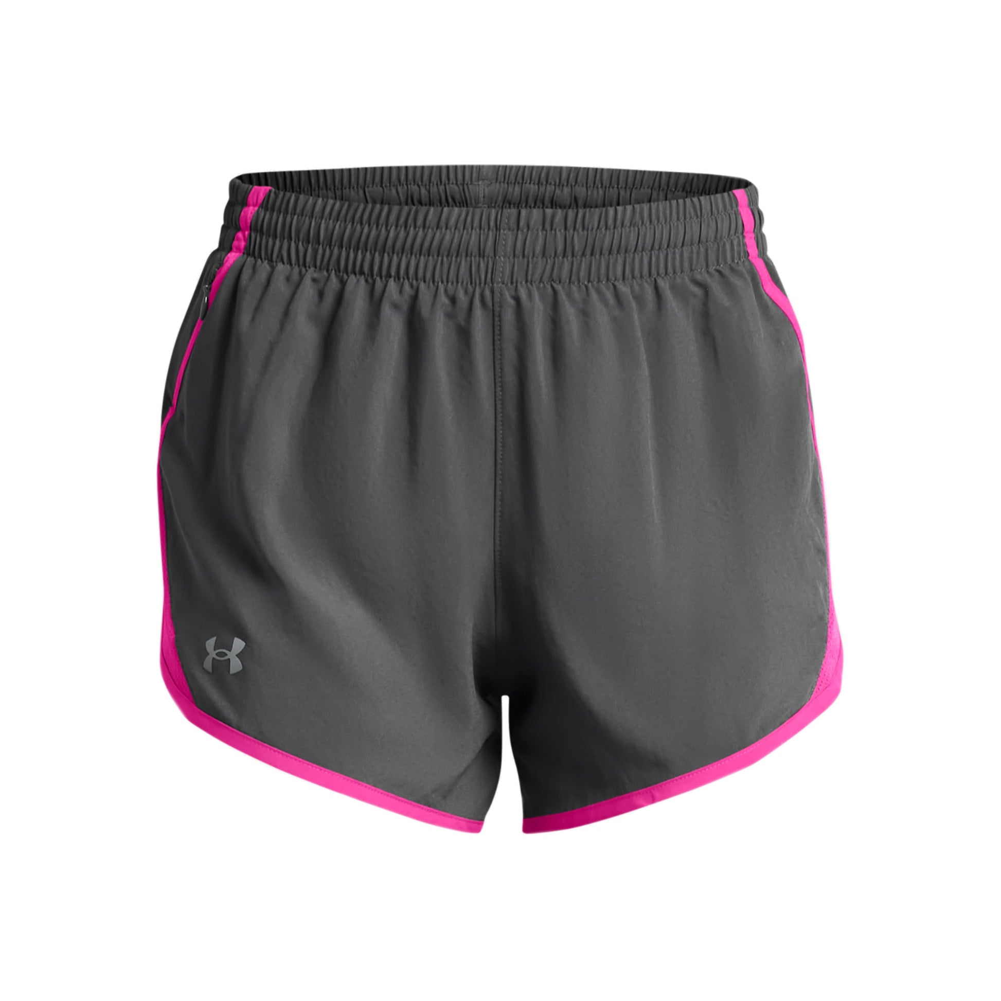 Under Armour Fly By 3in  Laufshorts Damen - grau, pink