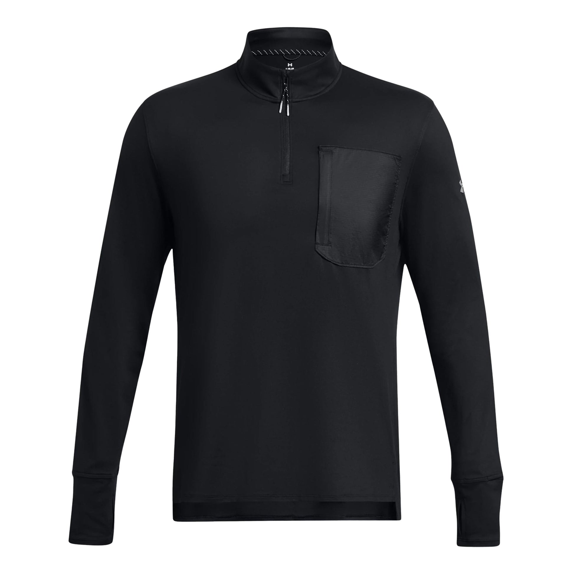 Under Armour Run Trail Quarter Zip Lauftop Herren - schwarz,