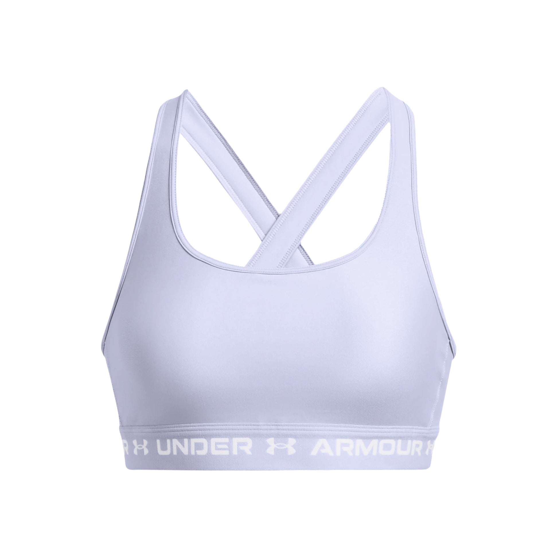 Under Armour Crossback Mid Sport-BH Damen - flieder,