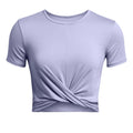 Motion Crossover Crop T-Shirt Damen-Lila
