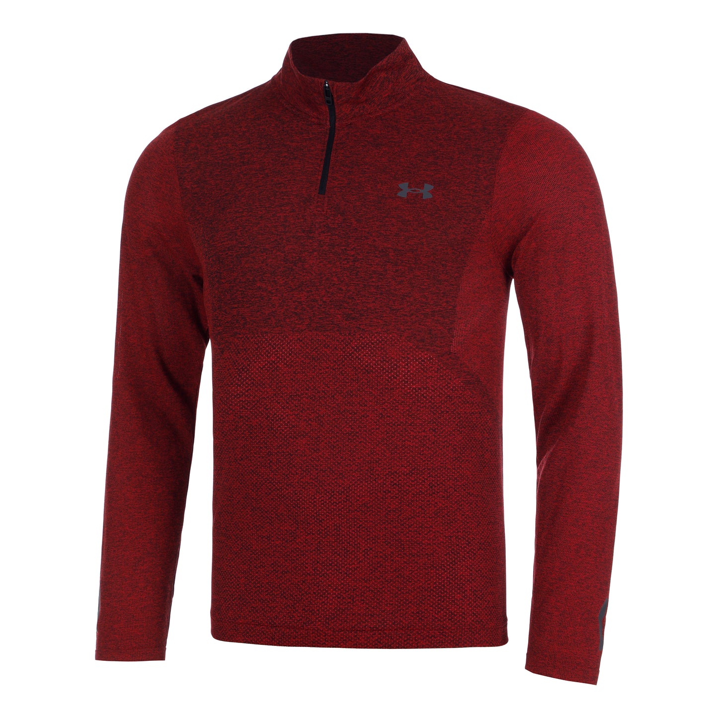 Under Armour Seamless Stride 1/4 Zip Longsleeve Herren - rot,