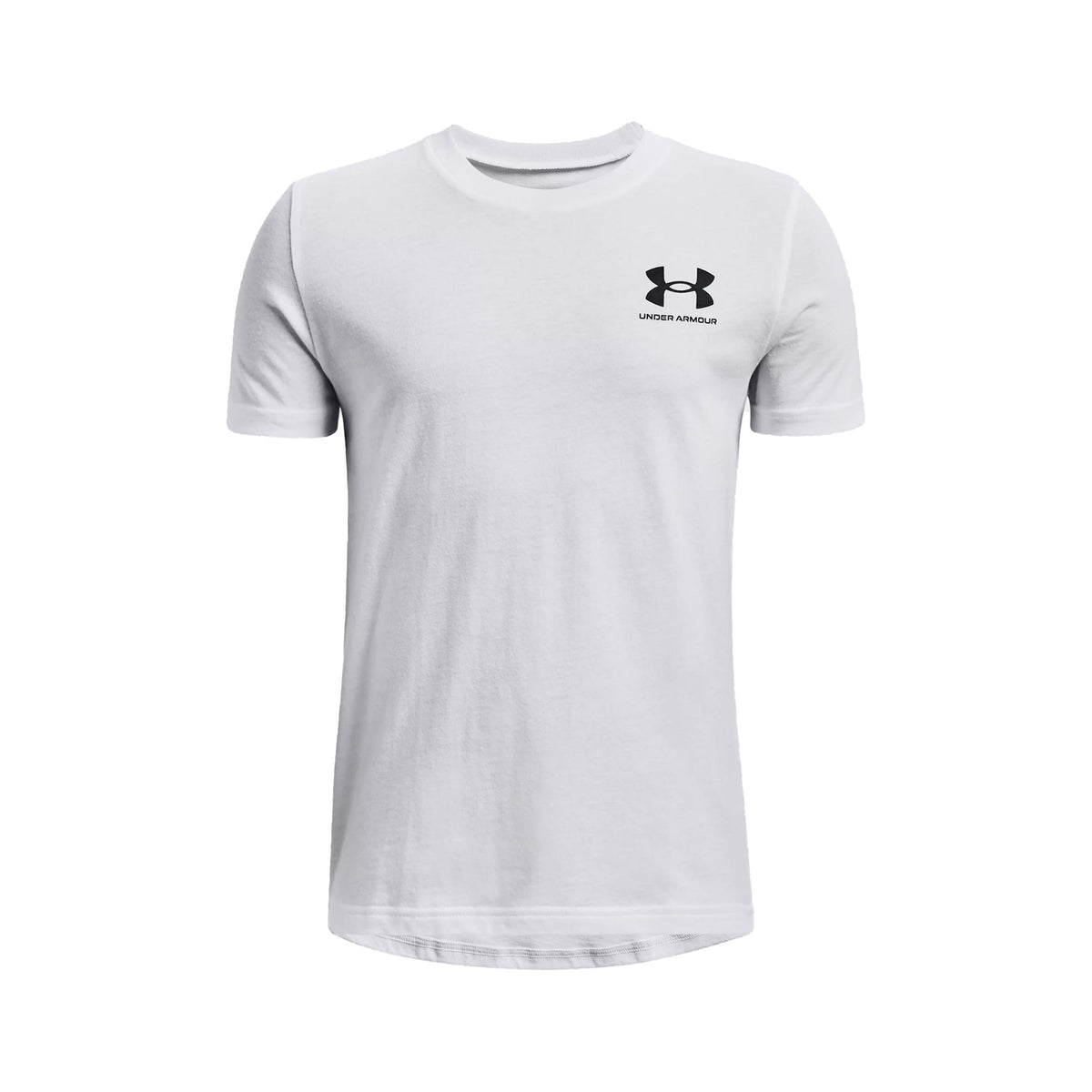 Under Armour Sportstyle Left Chest T-Shirt Jungen - weiß,