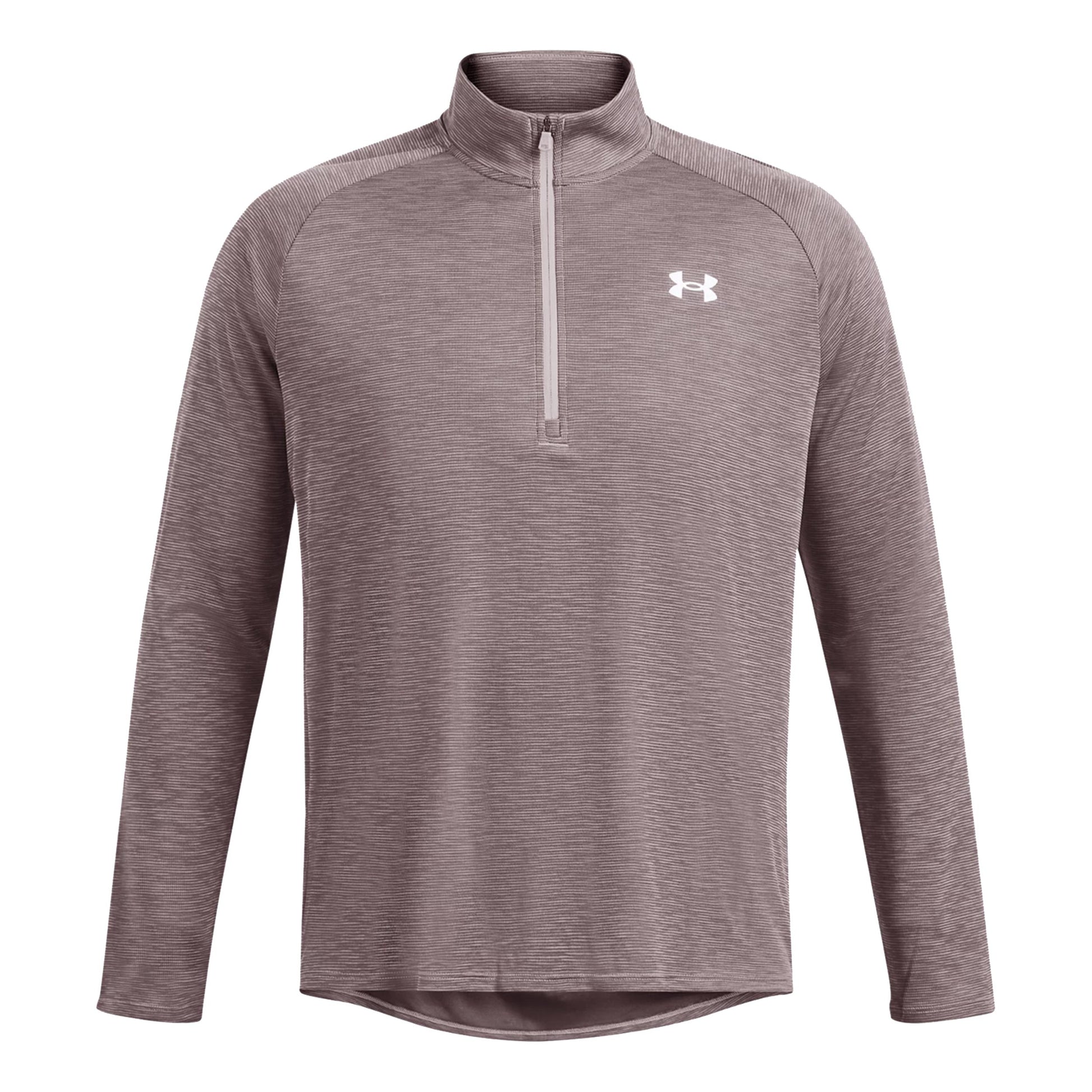 Under Armour Tech Textured 1/2 Zip Longsleeve Herren-Grau
