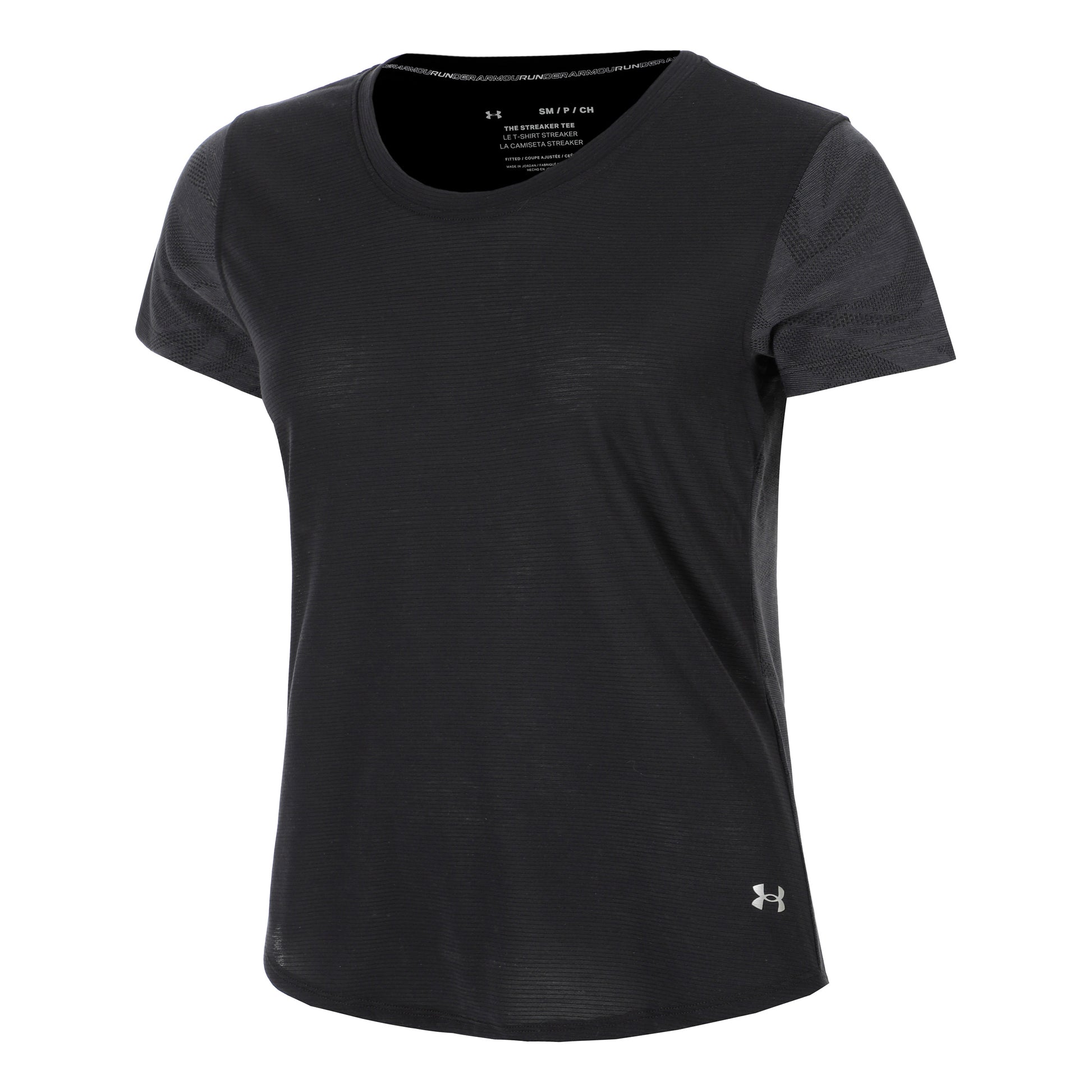 Under Armour Streaker Jacquard T-Shirt Damen-Schwarz