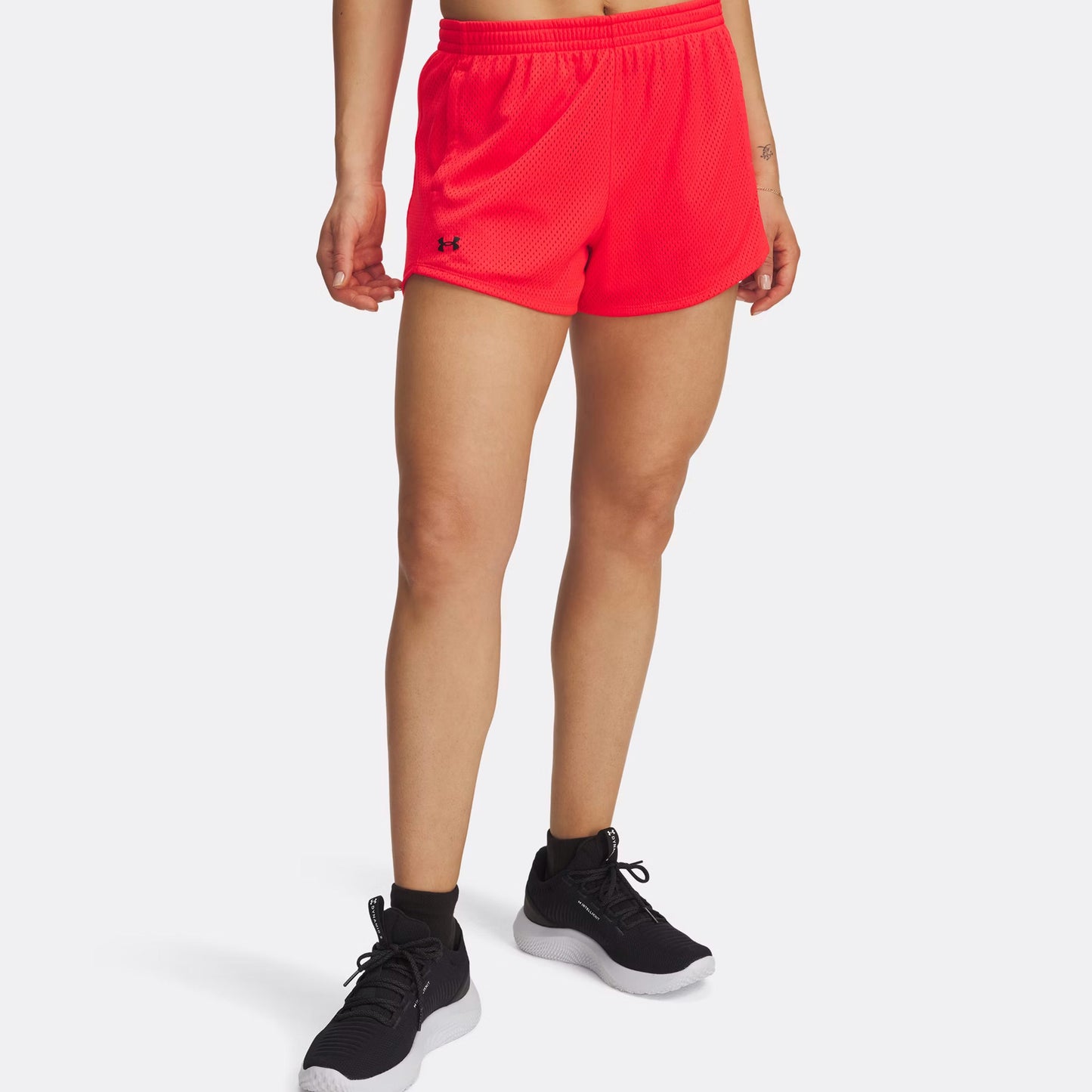 Under Armour Tech Play Up Mesh Shorts Damen-Rot