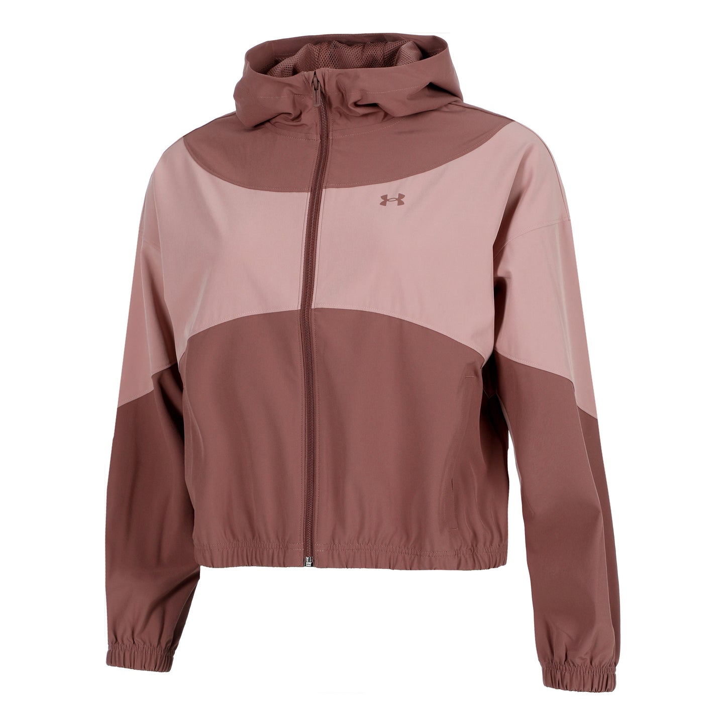 Under Armour Rival Woven Sweatjacke Damen-Weinrot,Altrosa