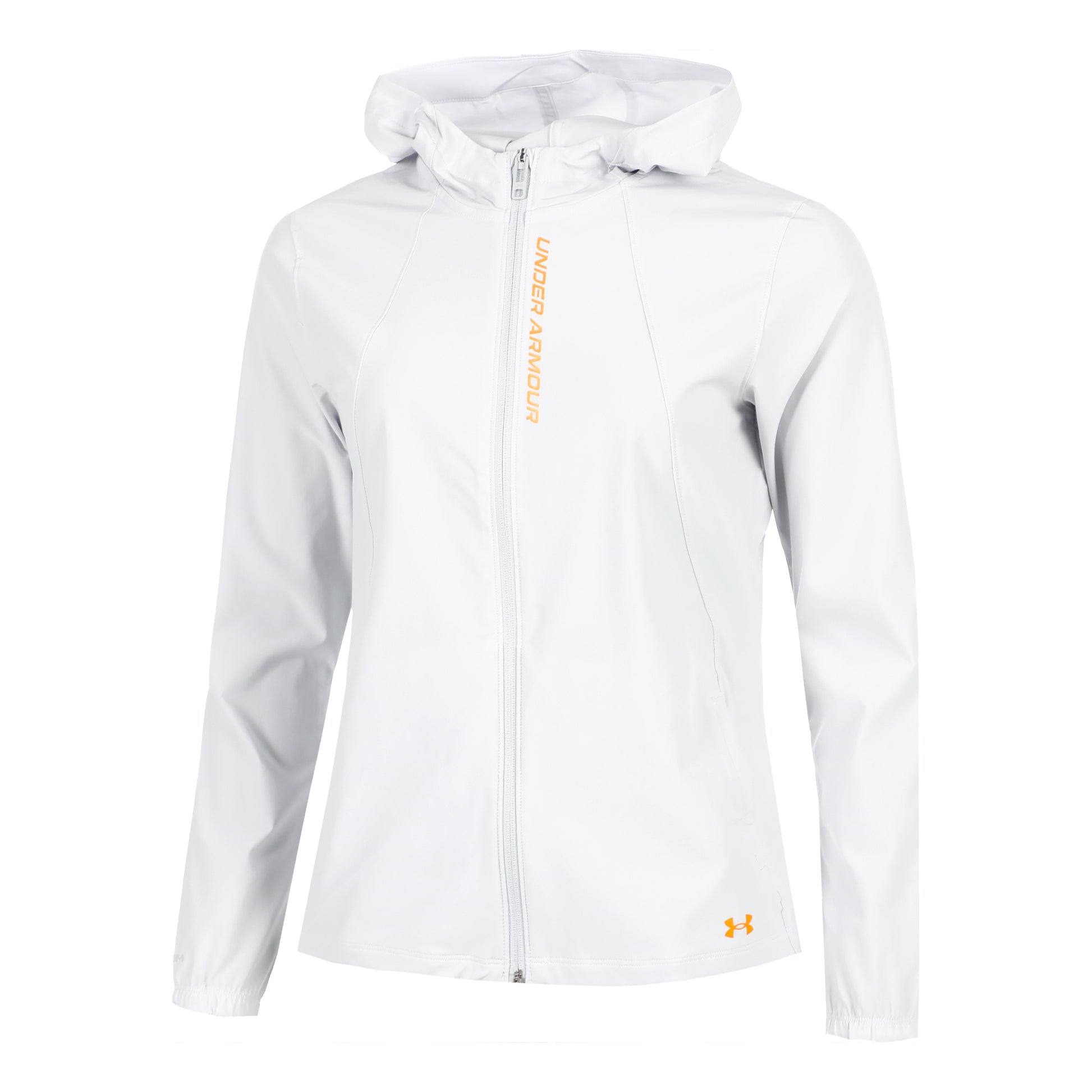 Under Armour OutRun The Storm Laufjacke Damen-Hellgrau