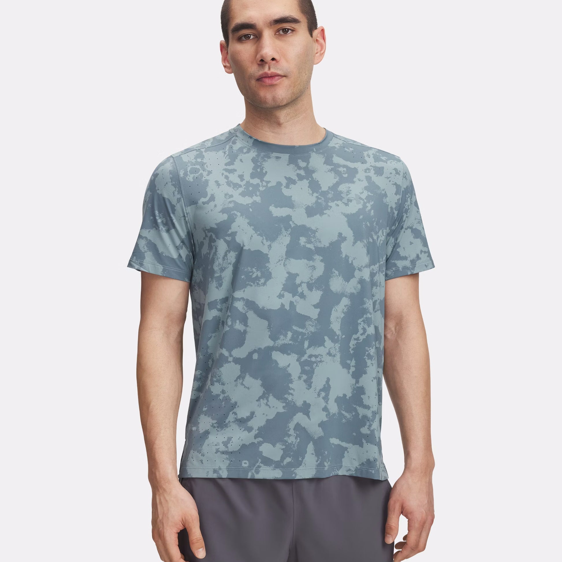 Under Armour Launch Elite Print Laufshirt Herren-Petrol,Blaugrau