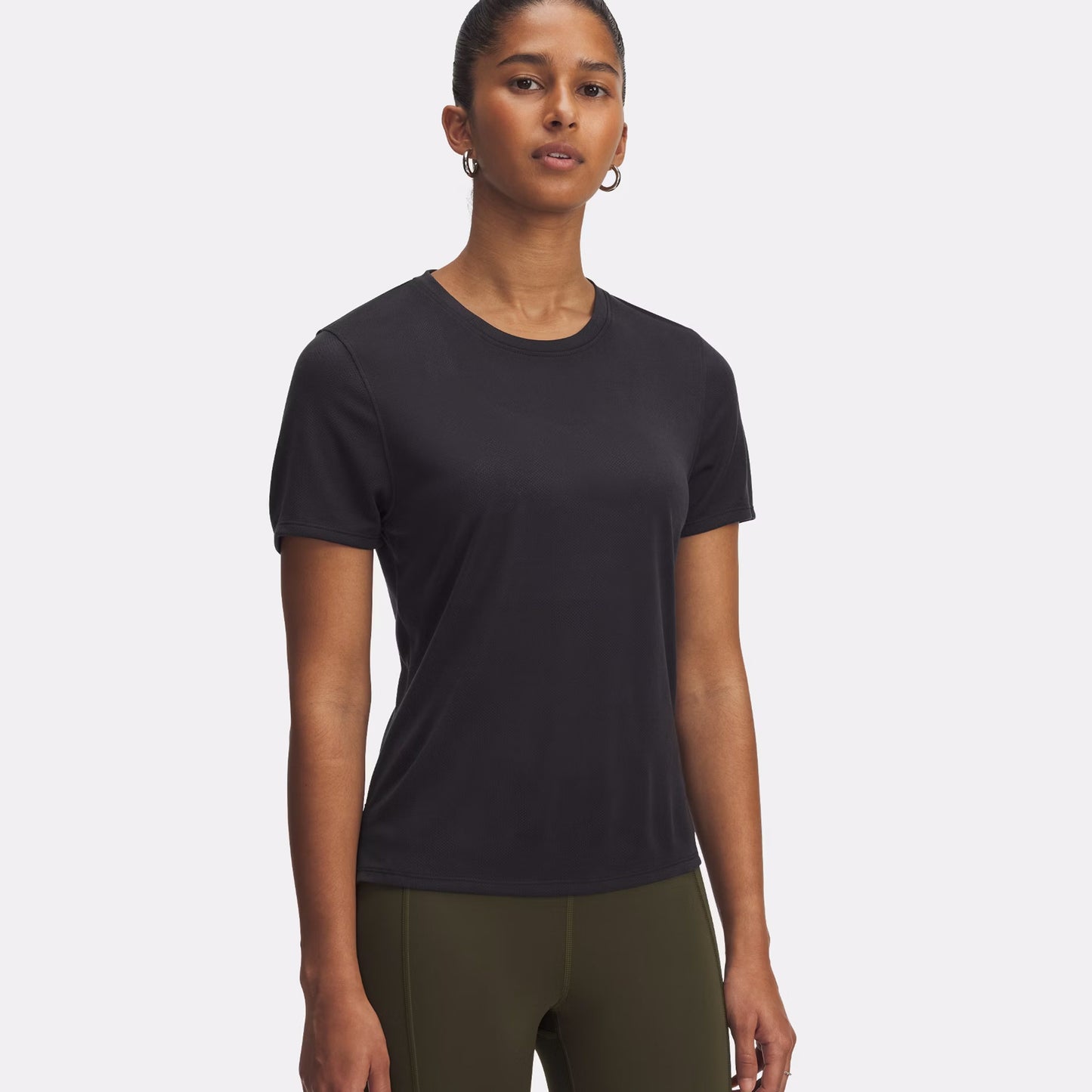Under Armour Launch Jacquard Laufshirt Damen-Weiß