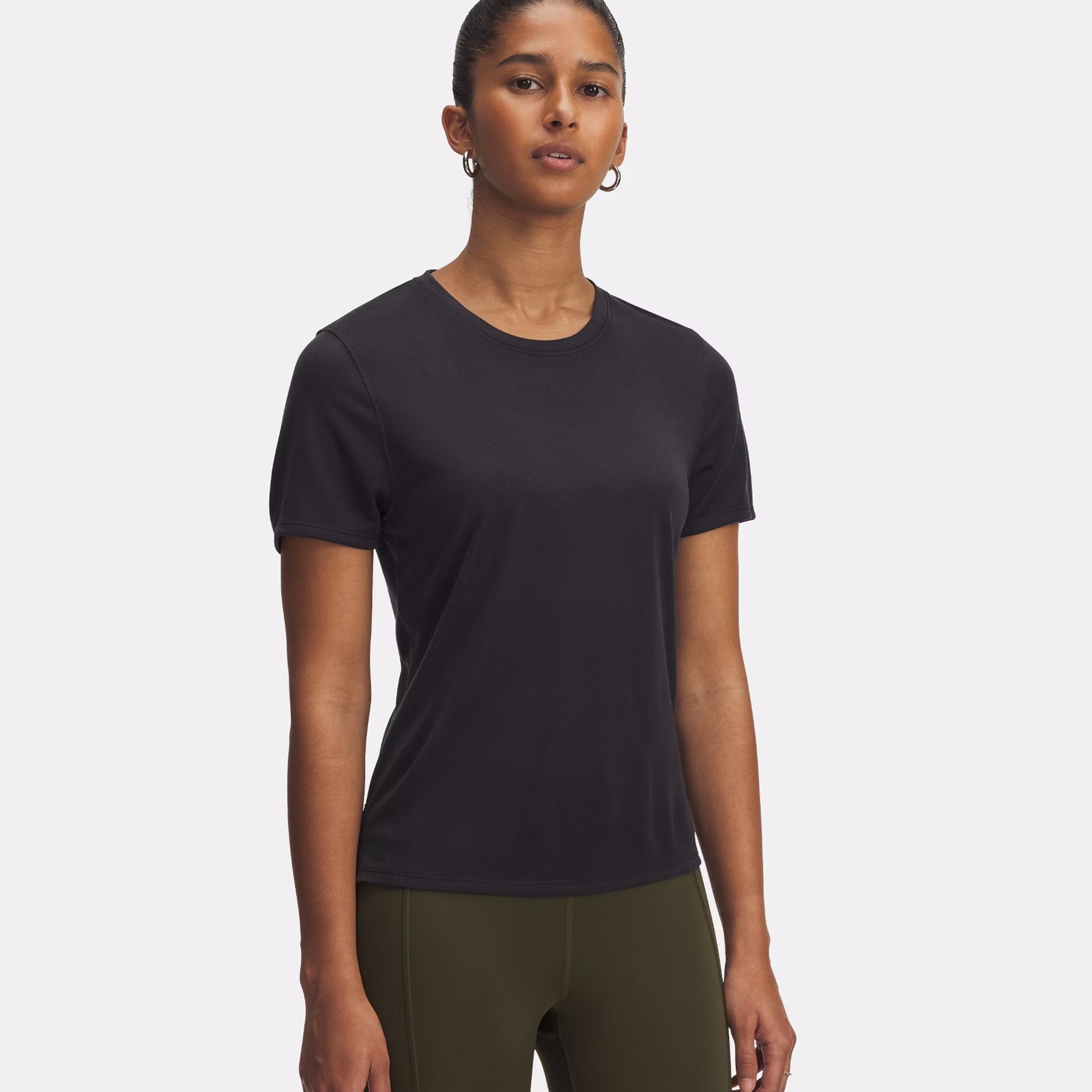 Under Armour Launch Jacquard Laufshirt Damen-Weiß