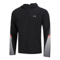 Velociti Storm Hooded Laufjacke Herren-Schwarz,Grau