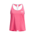 Tech Knockout Tank-Top Mädchen-Pink,Weiß