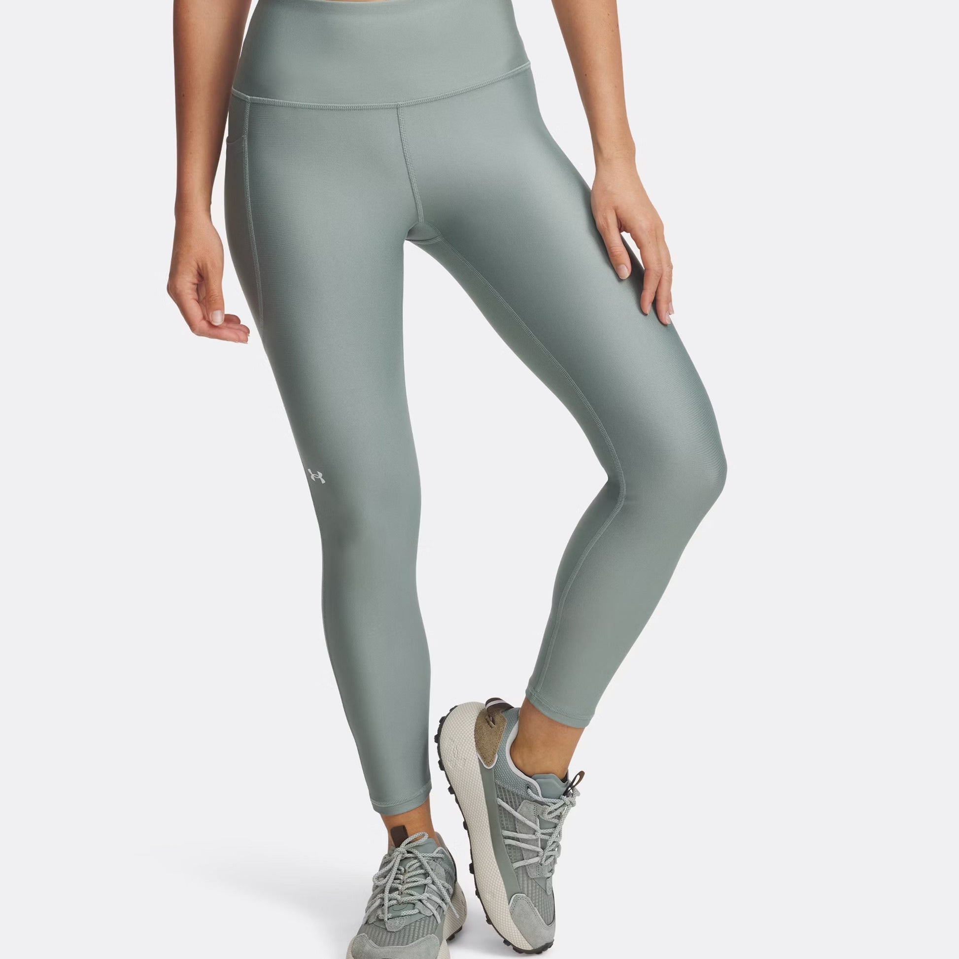 Under Armour Tech Hi Ankle Tight Damen-Grün
