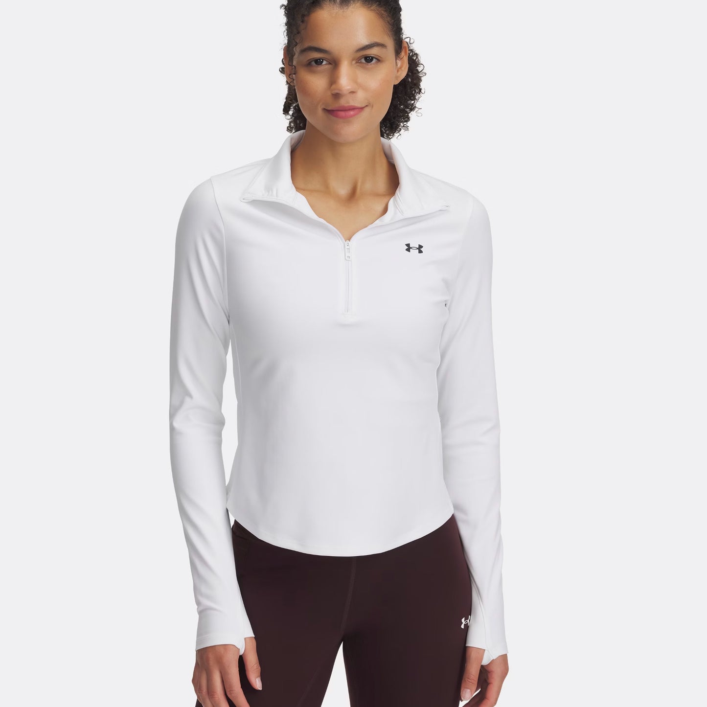 Under Armour Motion Half-Zip Longsleeve Damen - weiß,