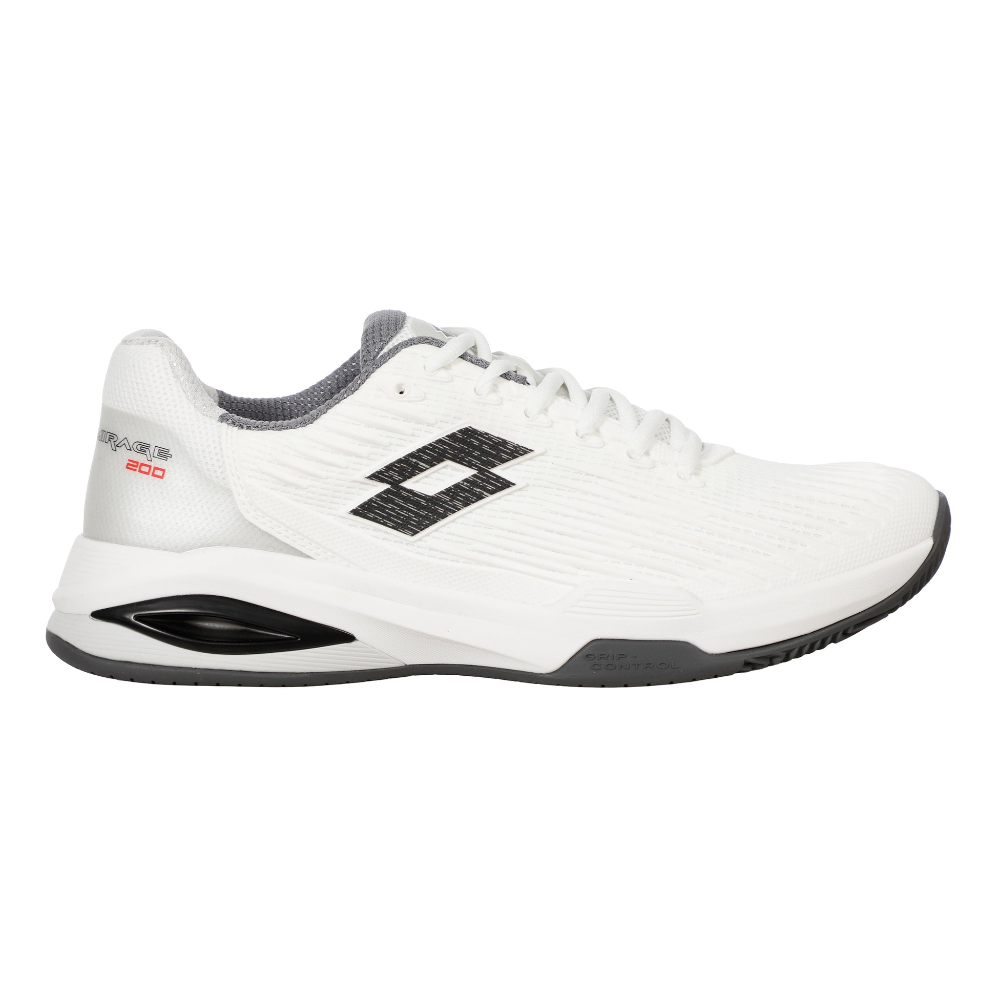 Lotto MIRAGE 200 II CLY Sandplatzschuh Herren-weiß, schwarz