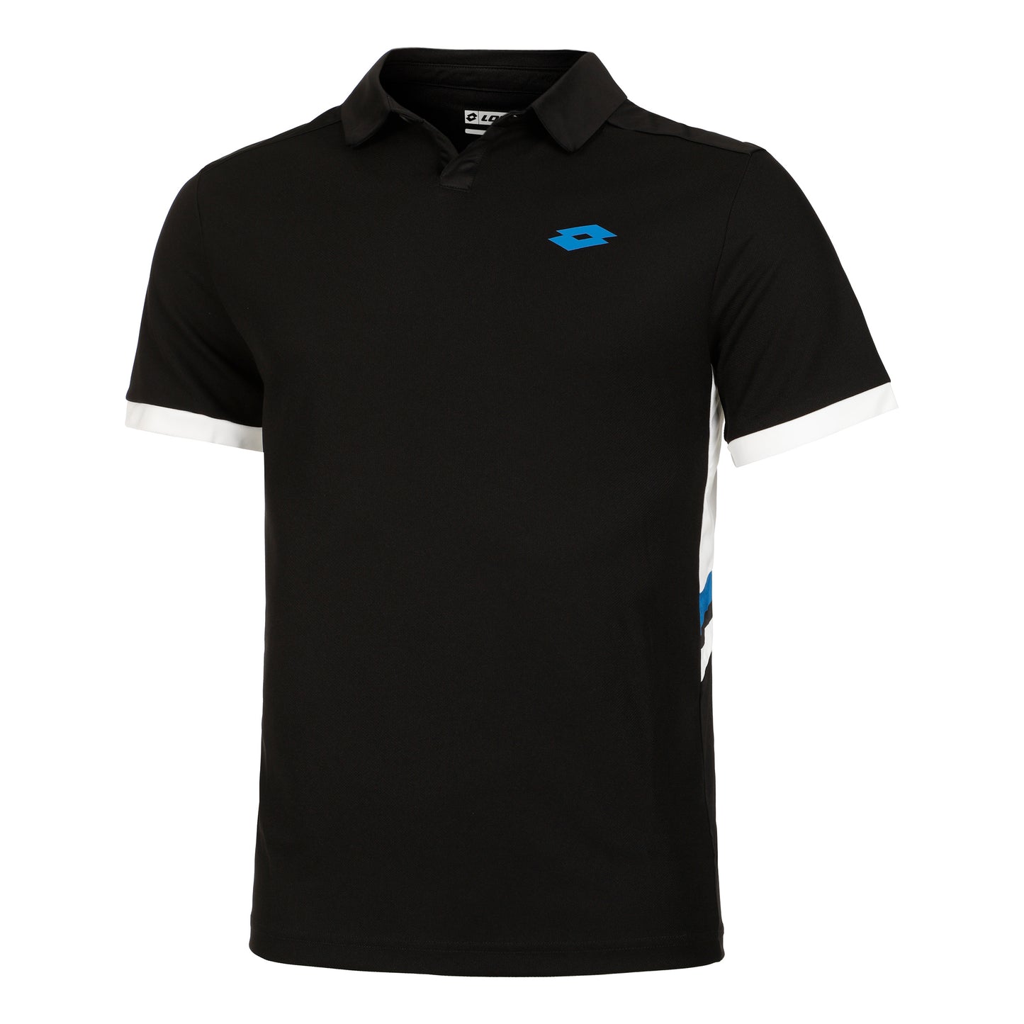 Lotto Squadra III Polo Herren-Schwarz