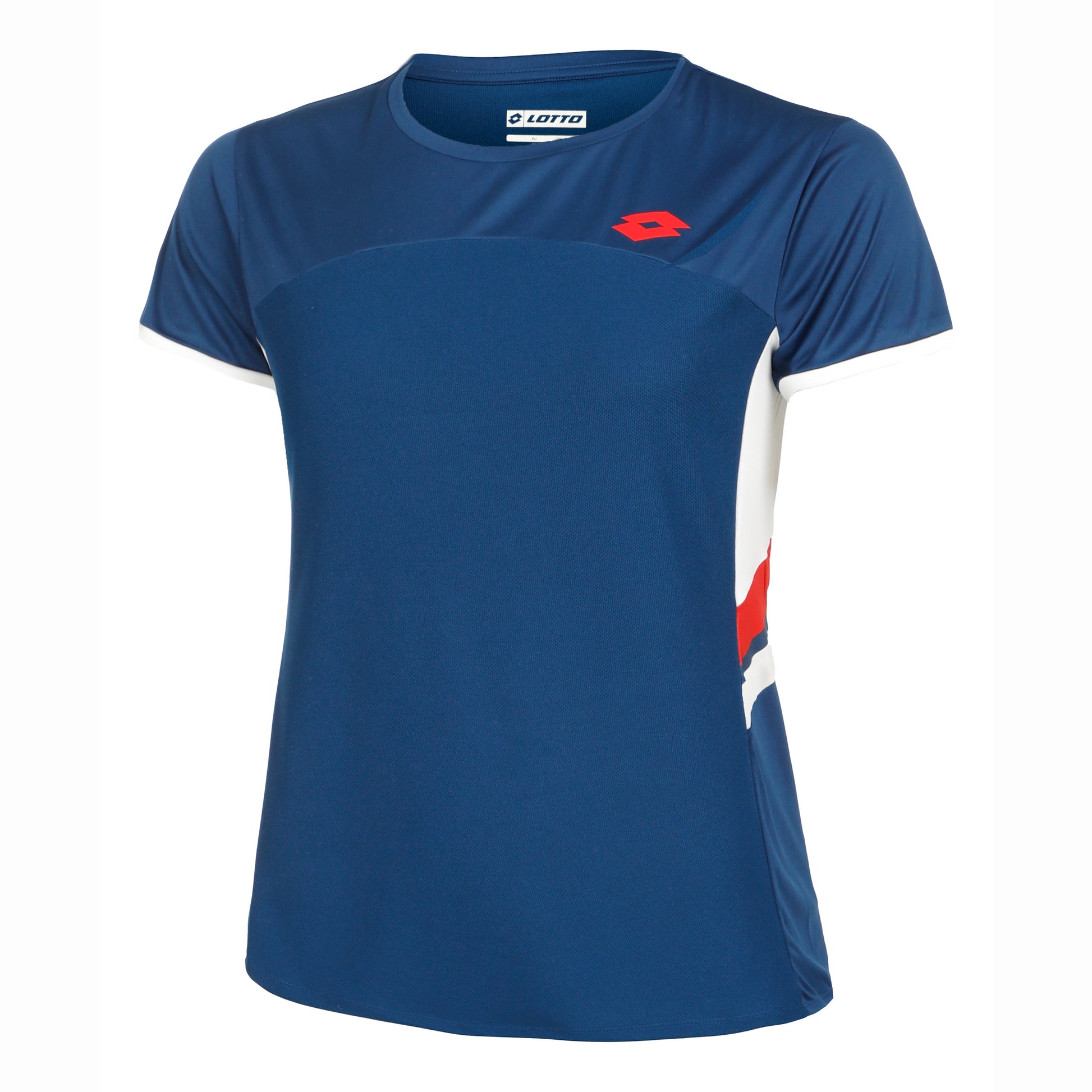 Lotto Squadra III T-Shirt Damen-Blau,Weiß