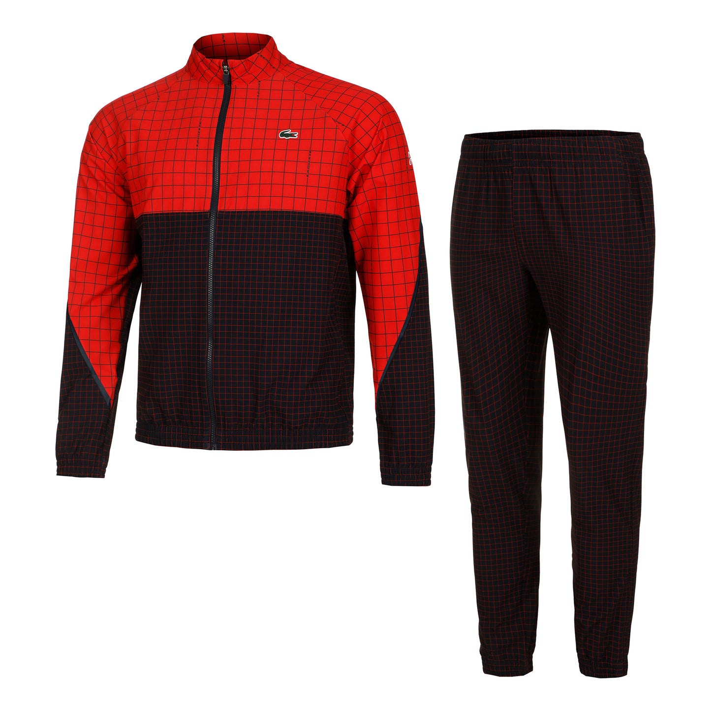 Lacoste Tracksuit Trainingsanzug Herren - rot, blau