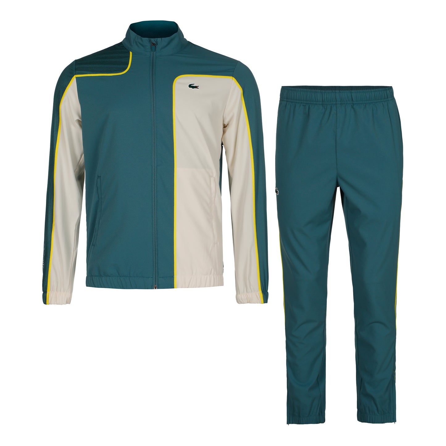 Lacoste Trainingsanzug Herren - petrol, weiß