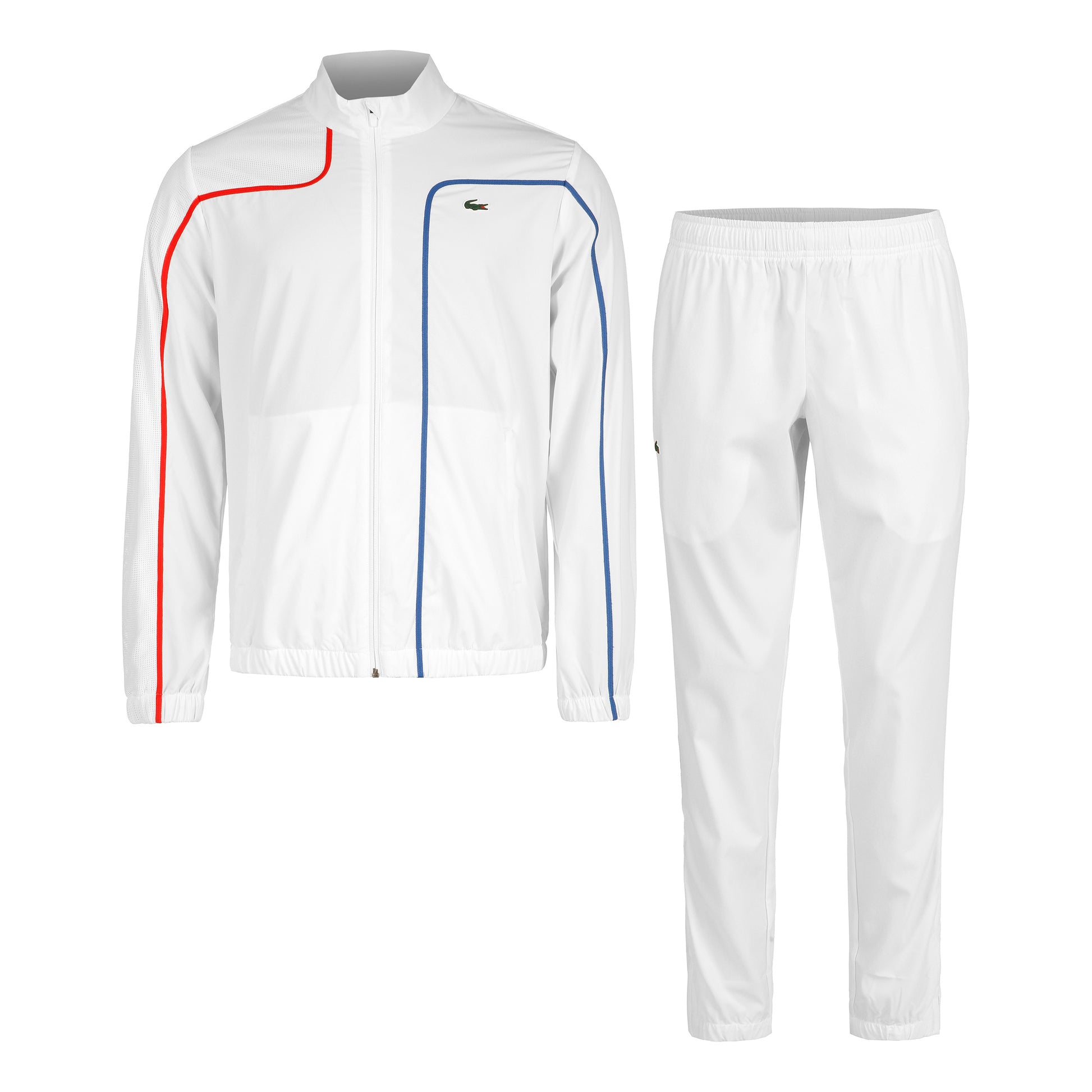 Lacoste Trainingsanzug Herren - weiß, orange