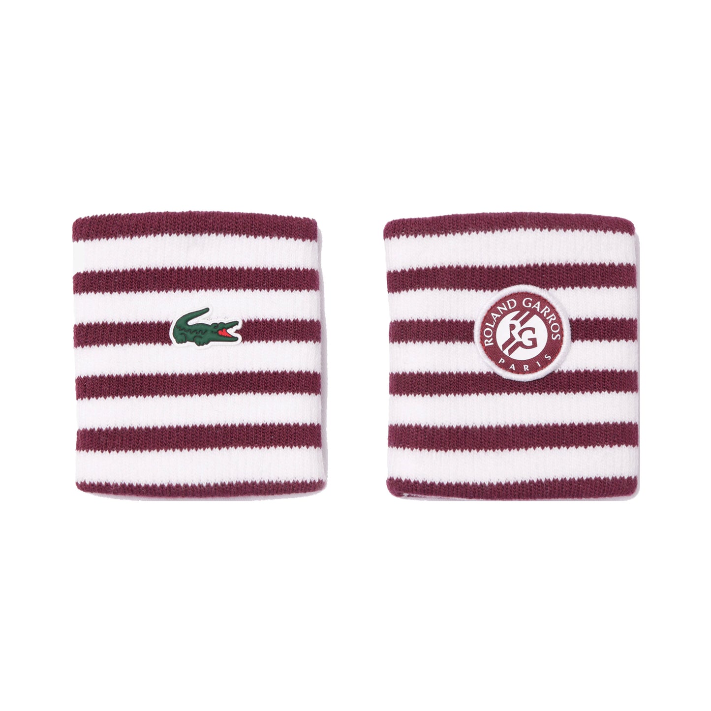 Lacoste Schweißband Herren-dunkelrot,weiß