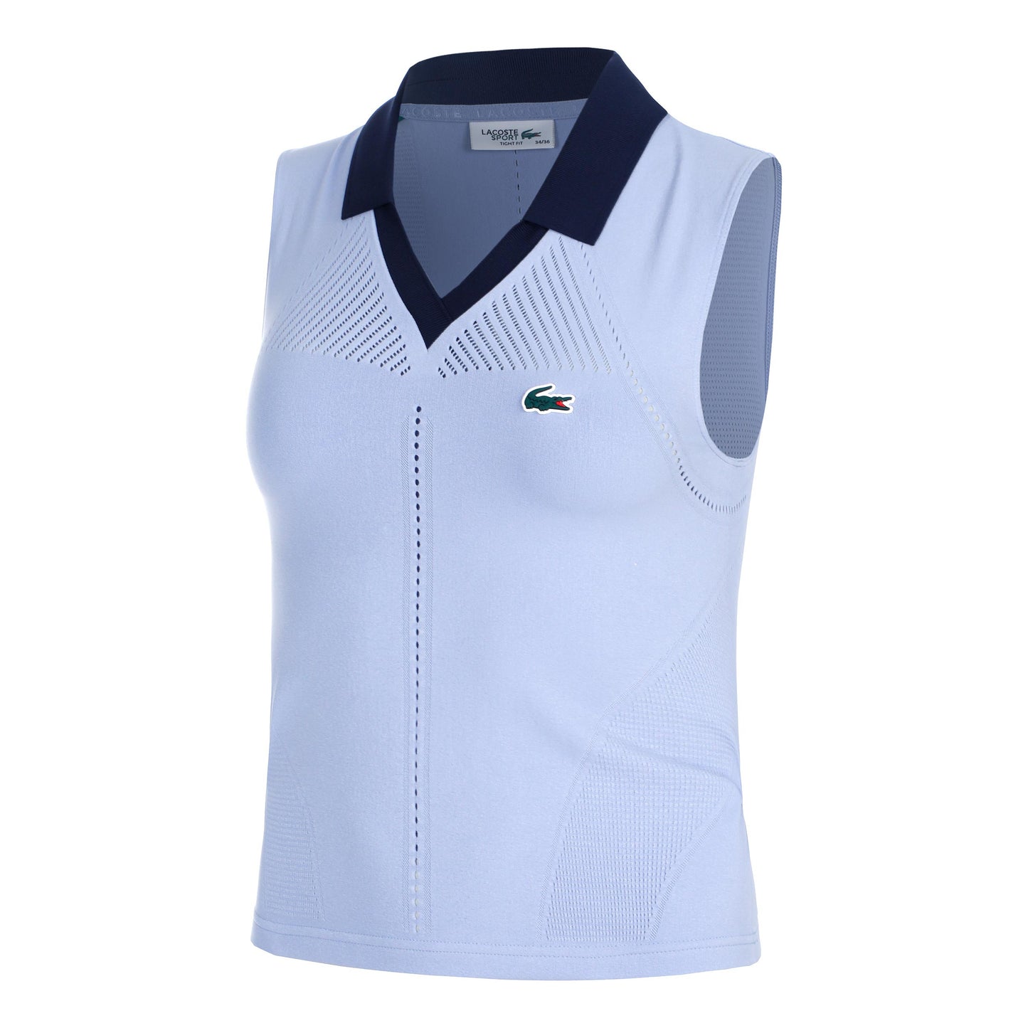 Lacoste Polo - flieder, dunkelblau