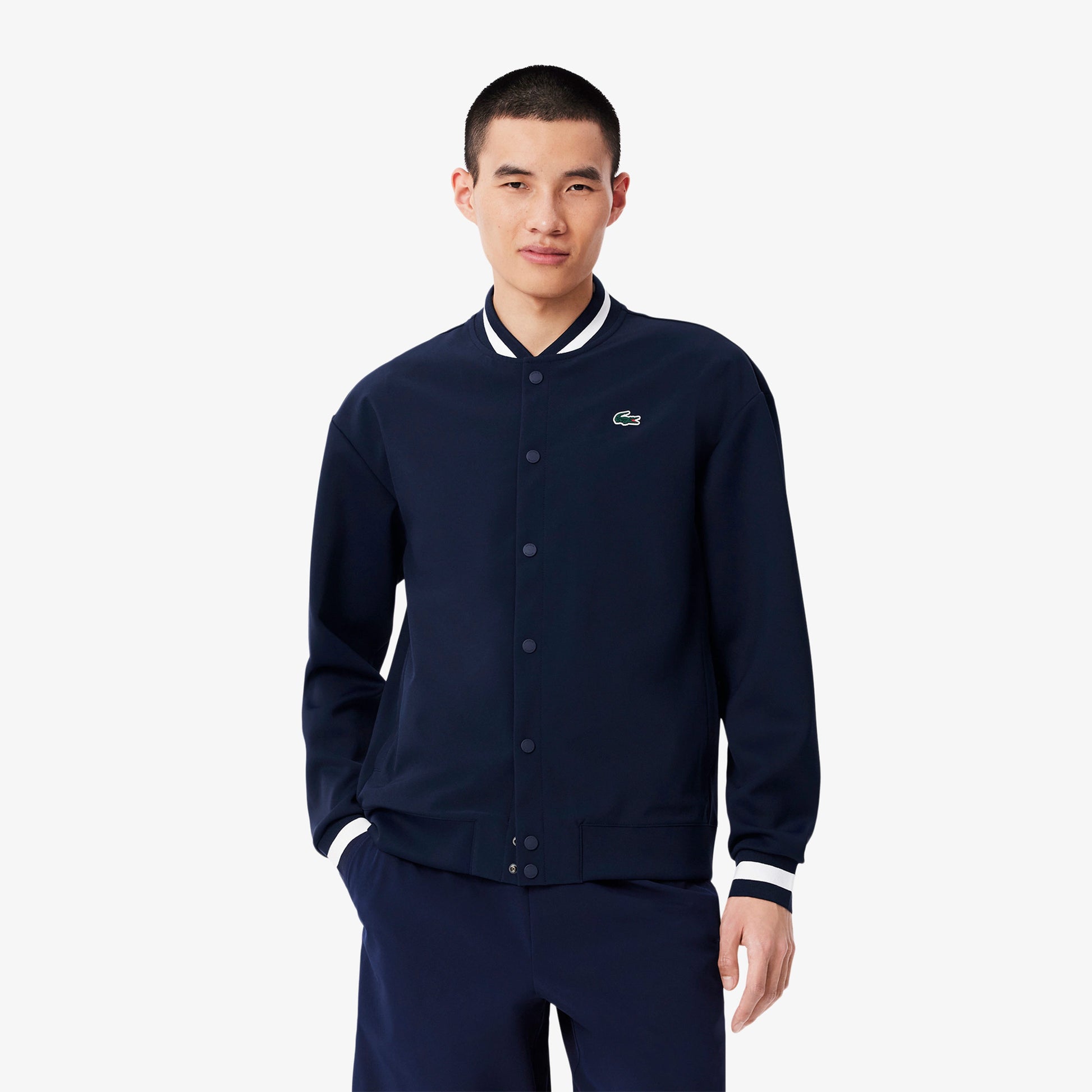Lacoste Djokovic Trainingsjacke Herren-Dunkelblau,Weiß