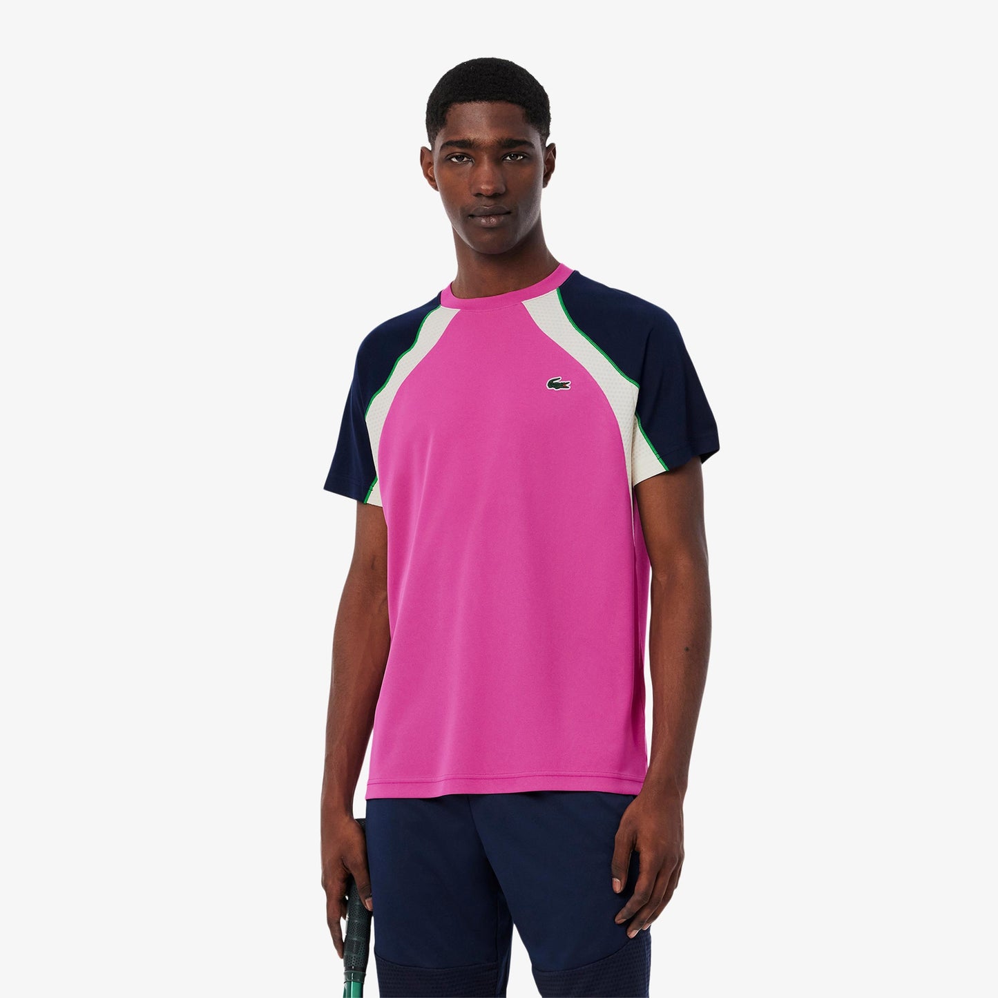 Lacoste T-Shirt Herren - pink, mehrfarbig